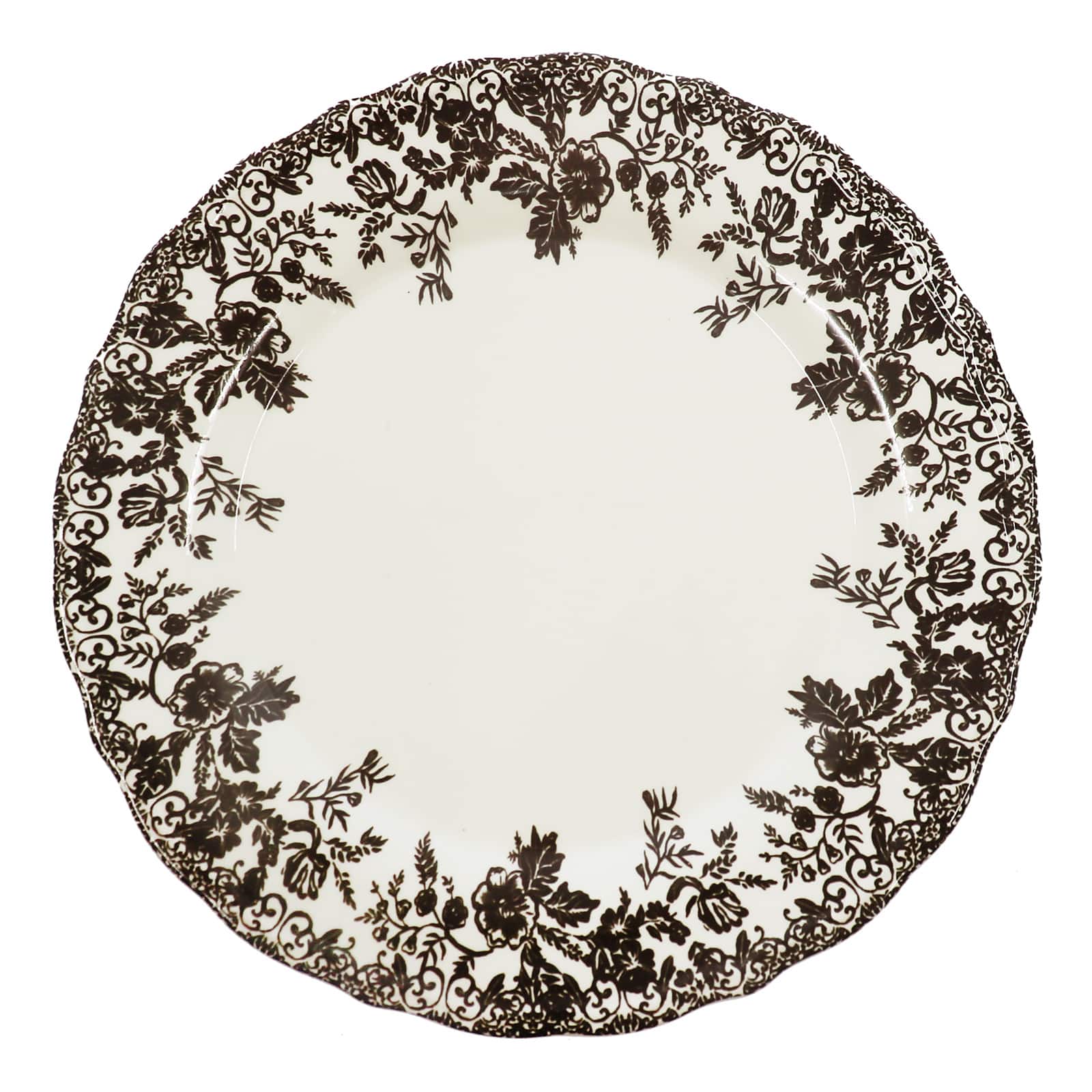 11" Fall Floral Ceramic Serving Plate by Ashland®