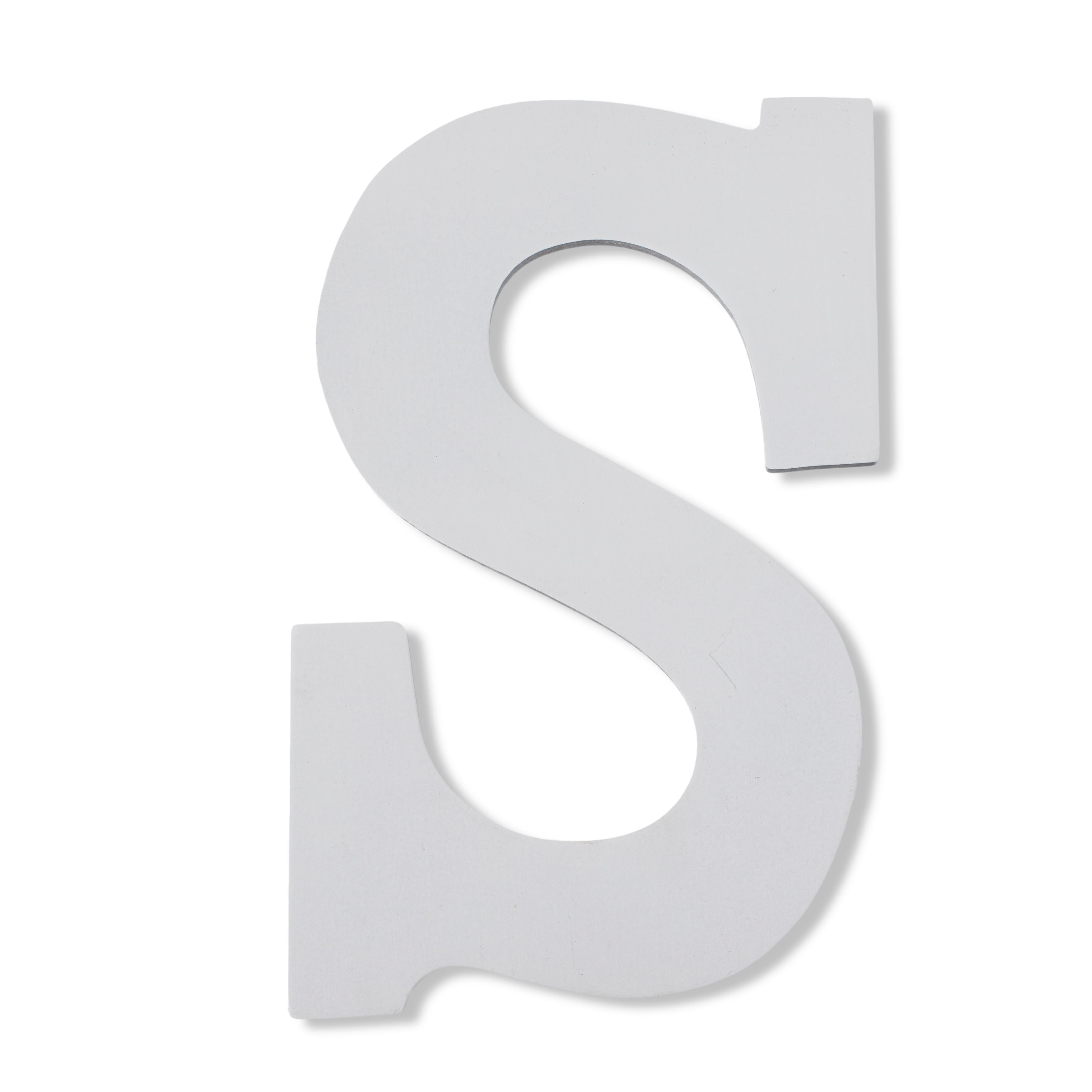 6 Pack: 9" White MDF Whimsy Letter by Make Market®