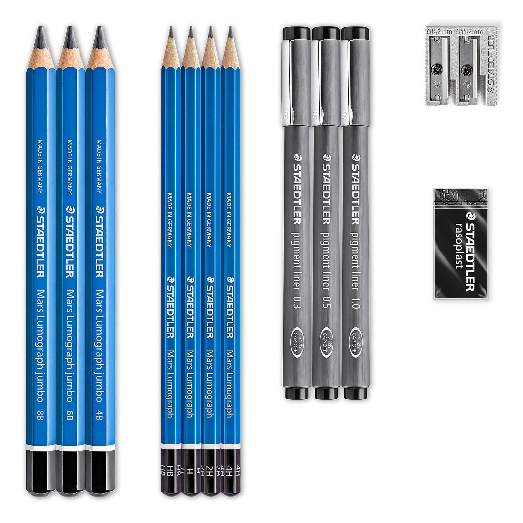 STAEDTLER® Mars® Lumograph® Pencil & Pen Sketching Set