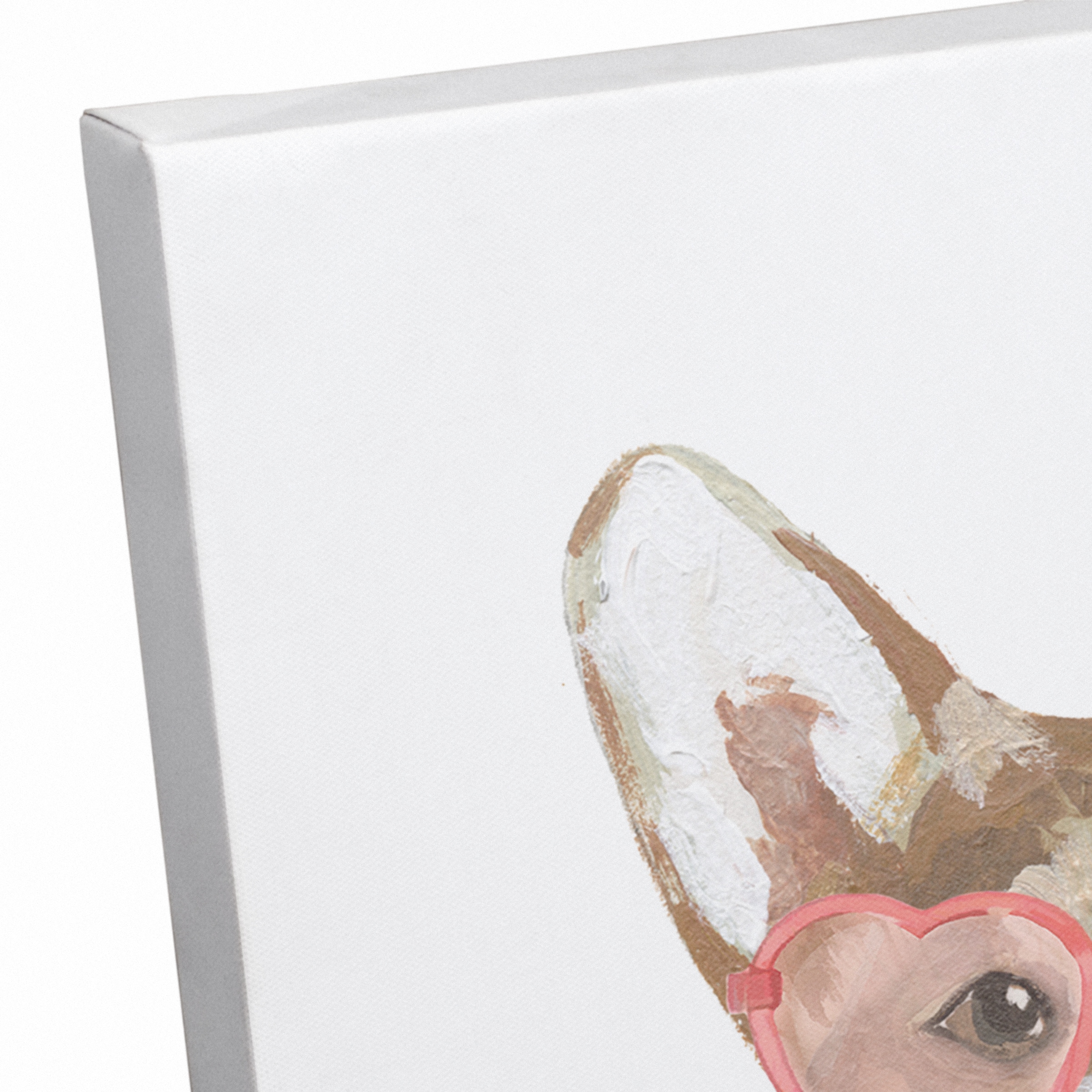 Corgi Wiggle Butt Canvas Wall Art