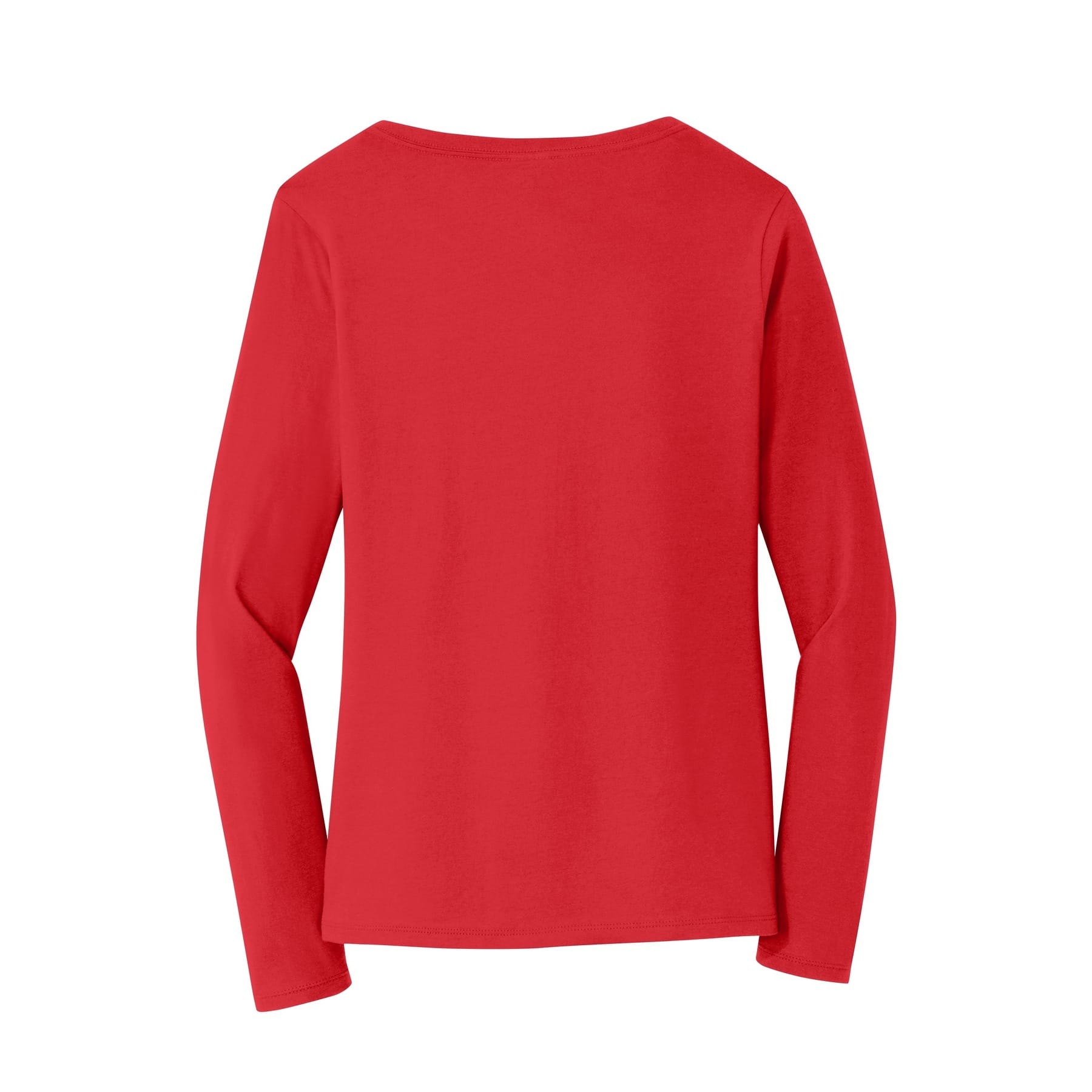 Port & Company® Fan Favorite™ Colors Long Sleeve Ladies V-Neck T-Shirt