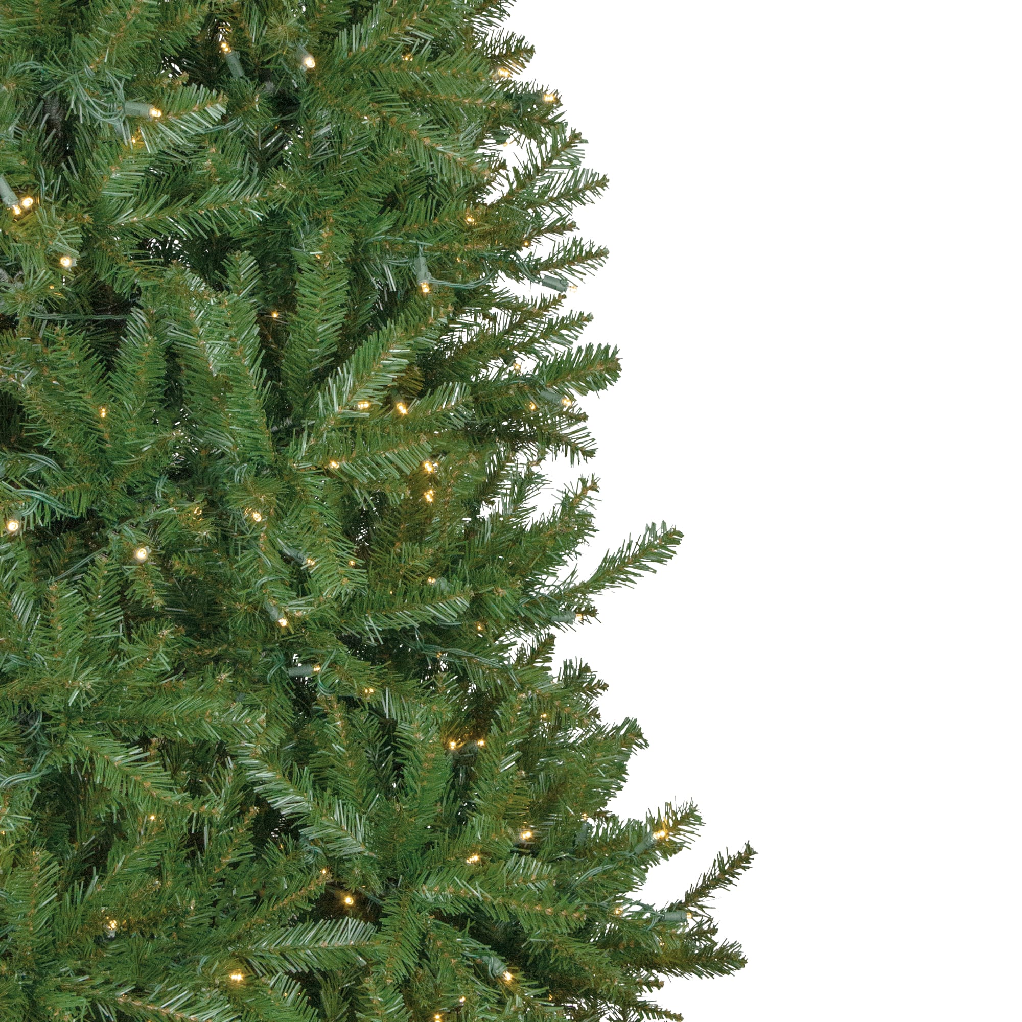 7.5ft. Pre-Lit Rockwood Pine Artificial Christmas Tree, Clear LED Lights