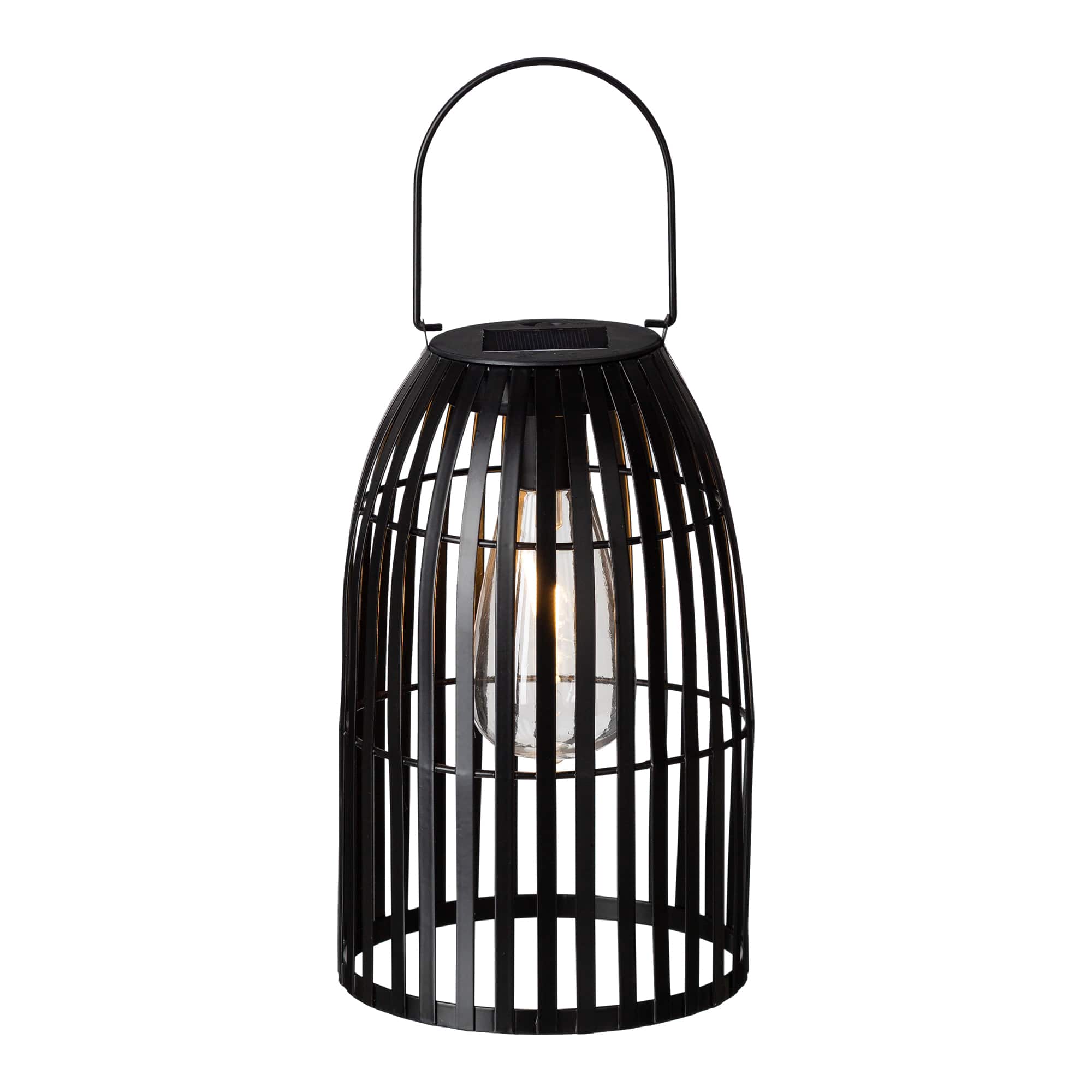 Glitzhome® 10" Woven Solar Powered Outdoor Hanging Lantern