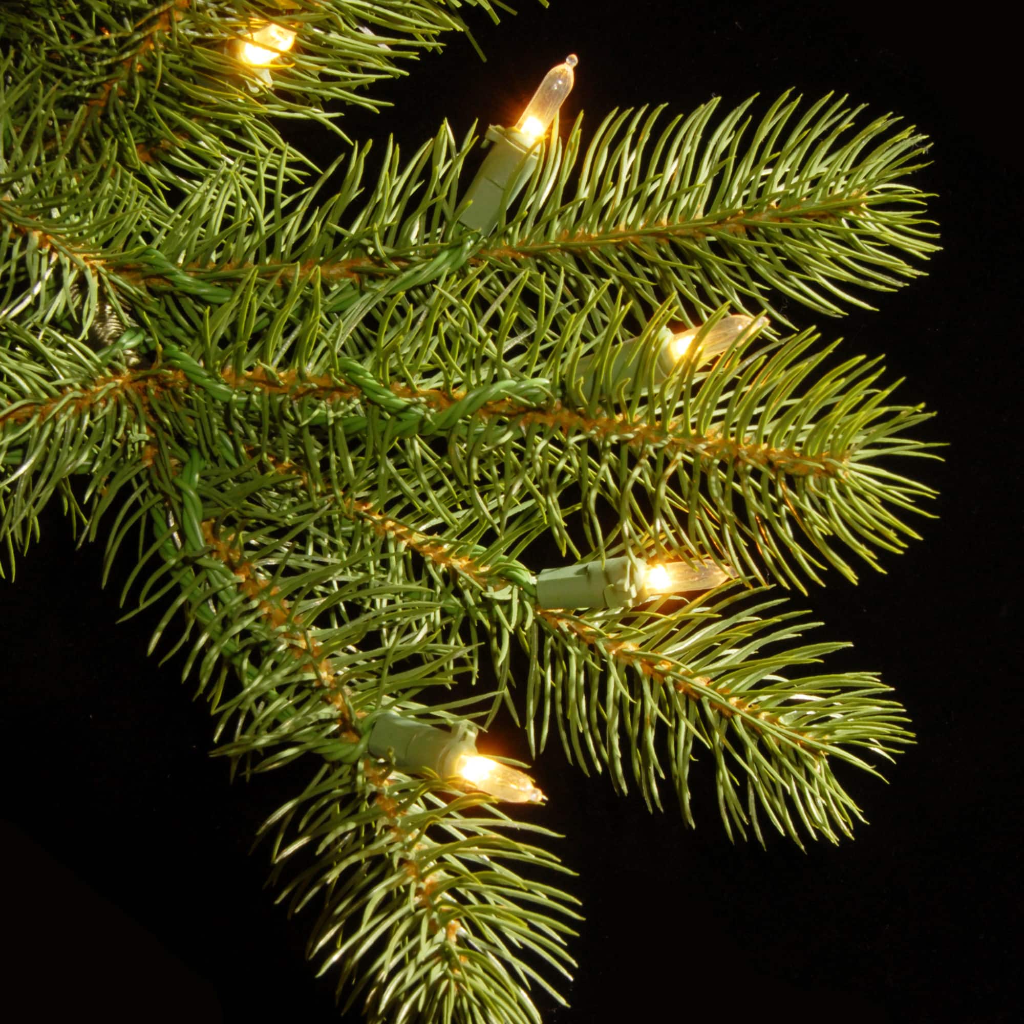 7.5ft. Pre-Lit Feel Real® Downswept Douglas Fir Artificial Christmas Tree, Dual Color LED Lights