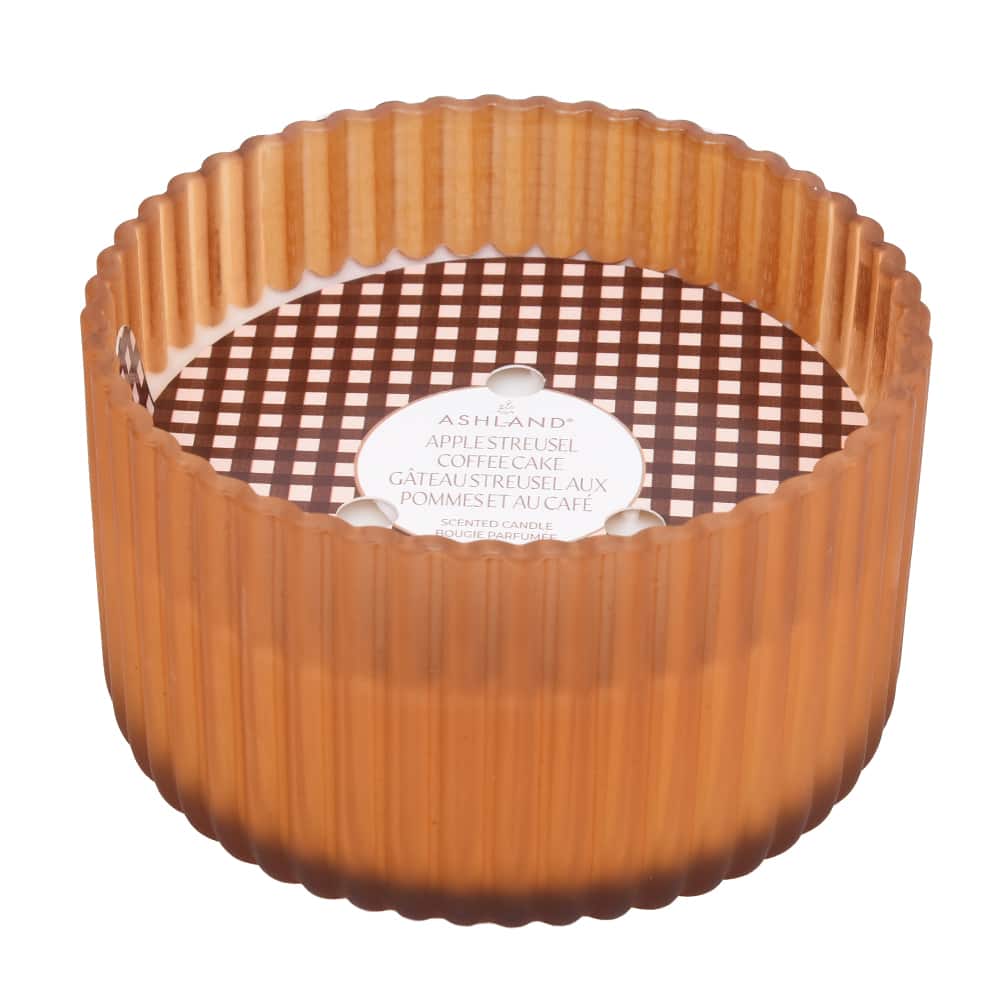 11oz. 3 Wick Scented Candle in Ribbed Jar by Ashland®