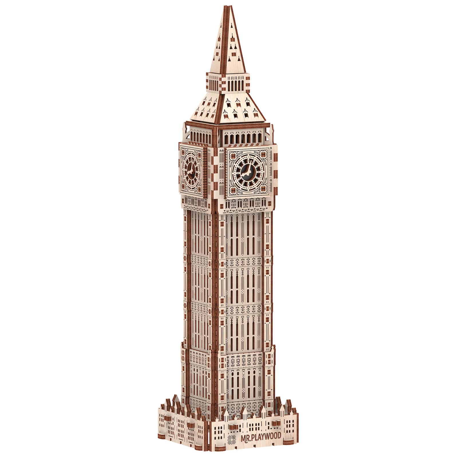 Mr. Playwood Big Ben 3D Wooden STEM Puzzle Kit