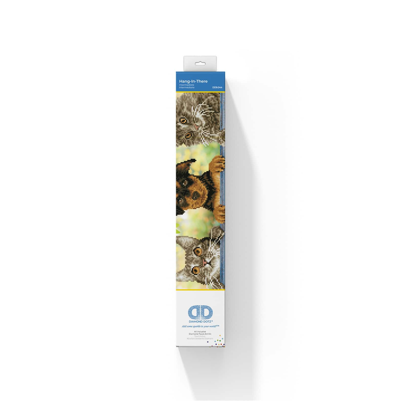 Diamond Dotz® Intermediate Level Hang in There Diamond Painting Kit