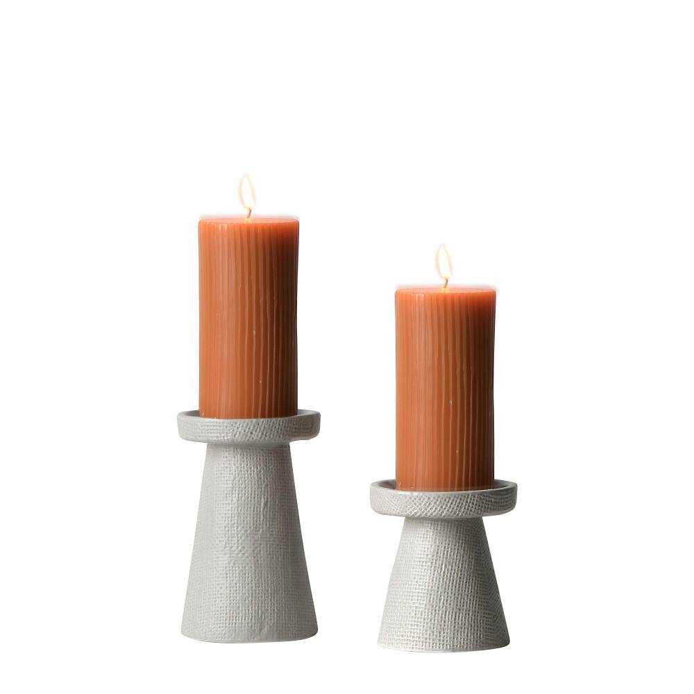 Hello Honey® Stoneware Pillar & Taper Candle Holders