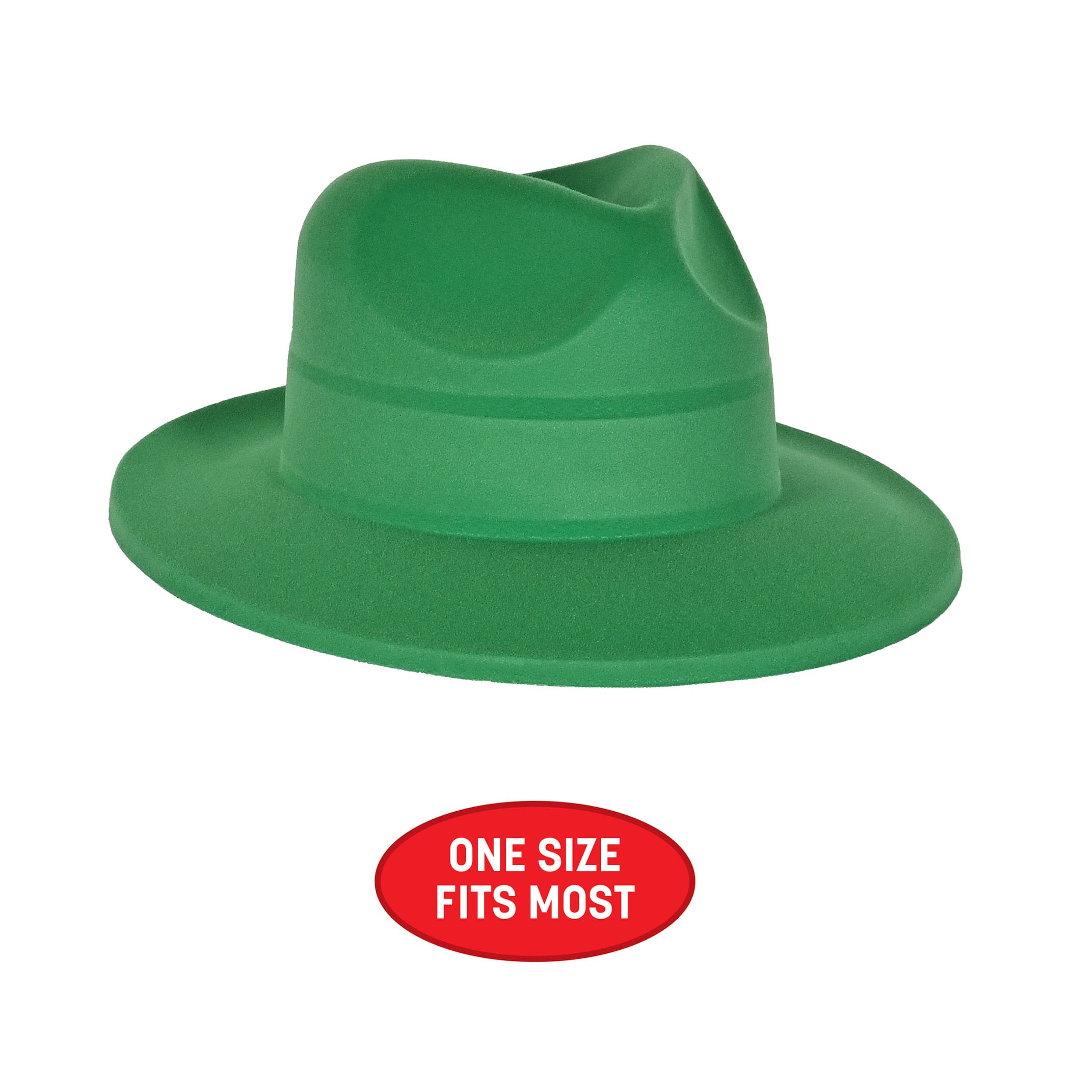 Beistle Adult Green Velour Fedoras, 5ct.