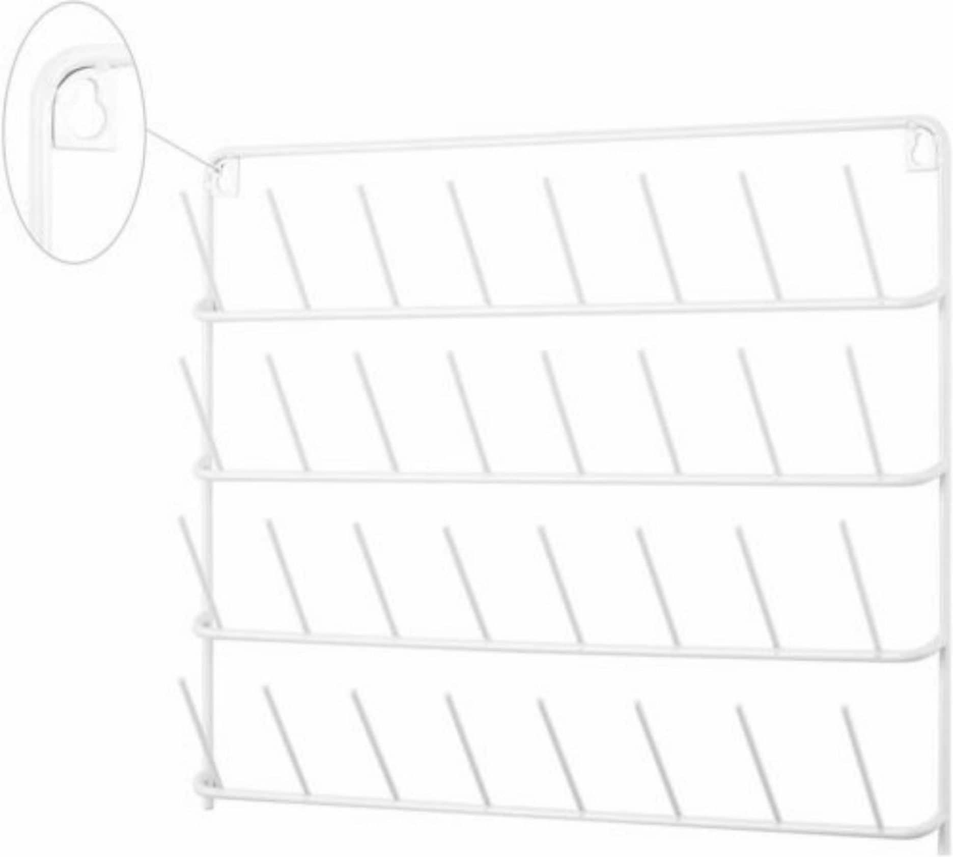 HAITARL® White 32-Spool Wall-Mounted Sewing Thread Rack