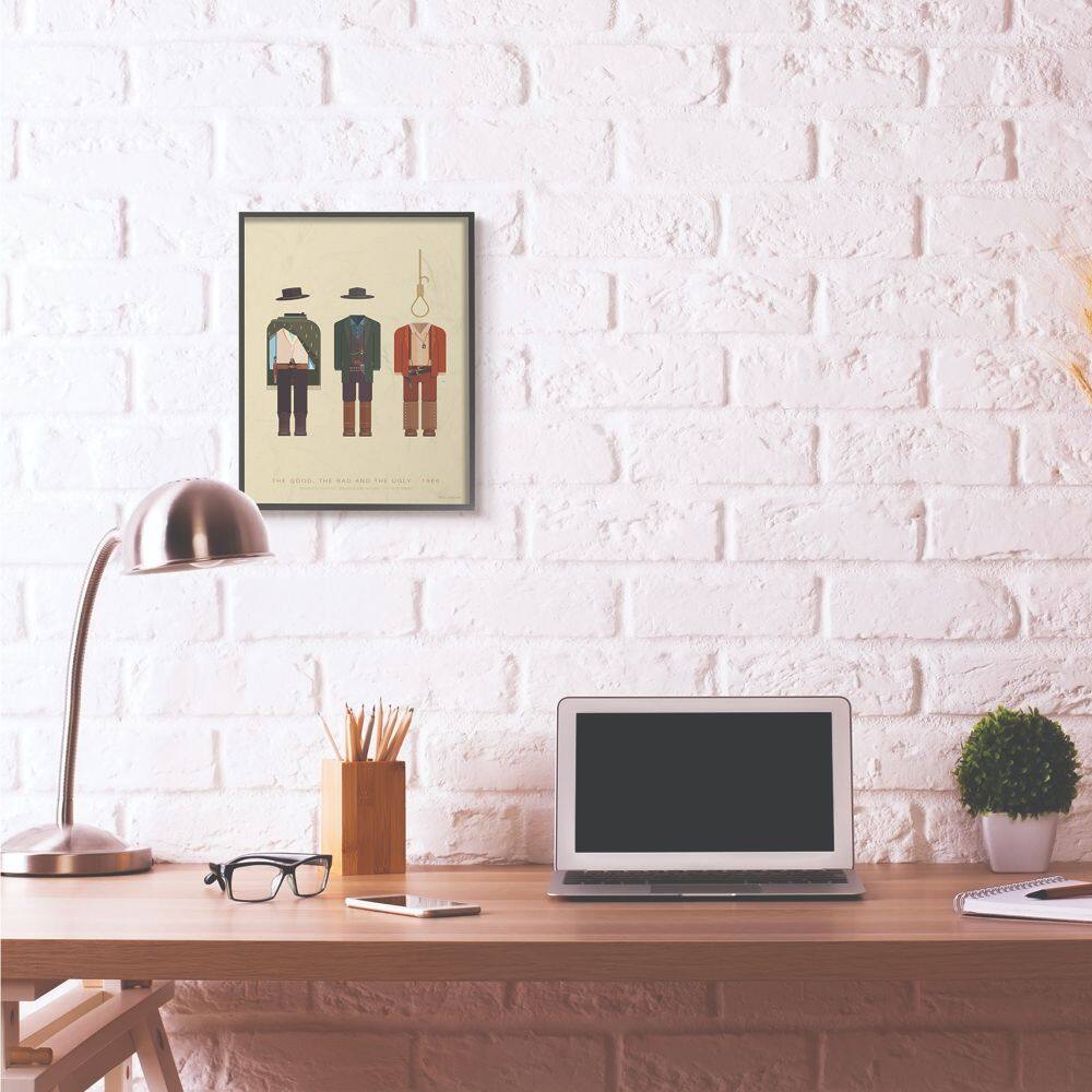 Stupell Industries The Good, Bad & Ugly Wall Art in Black Frame