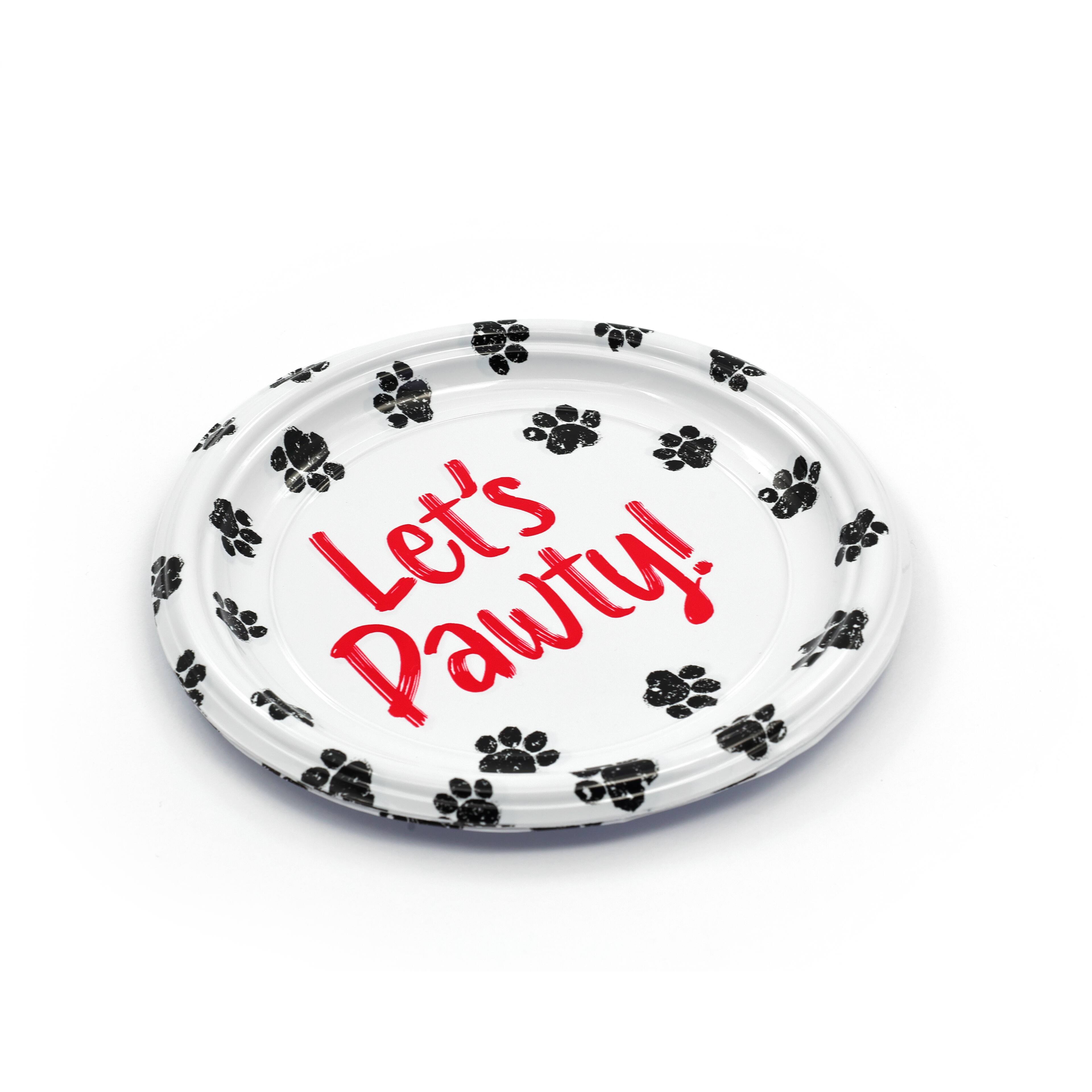 Assorted Pet Picks 7" Pet Party Plastic Plates, 5pc. by Fab Finds