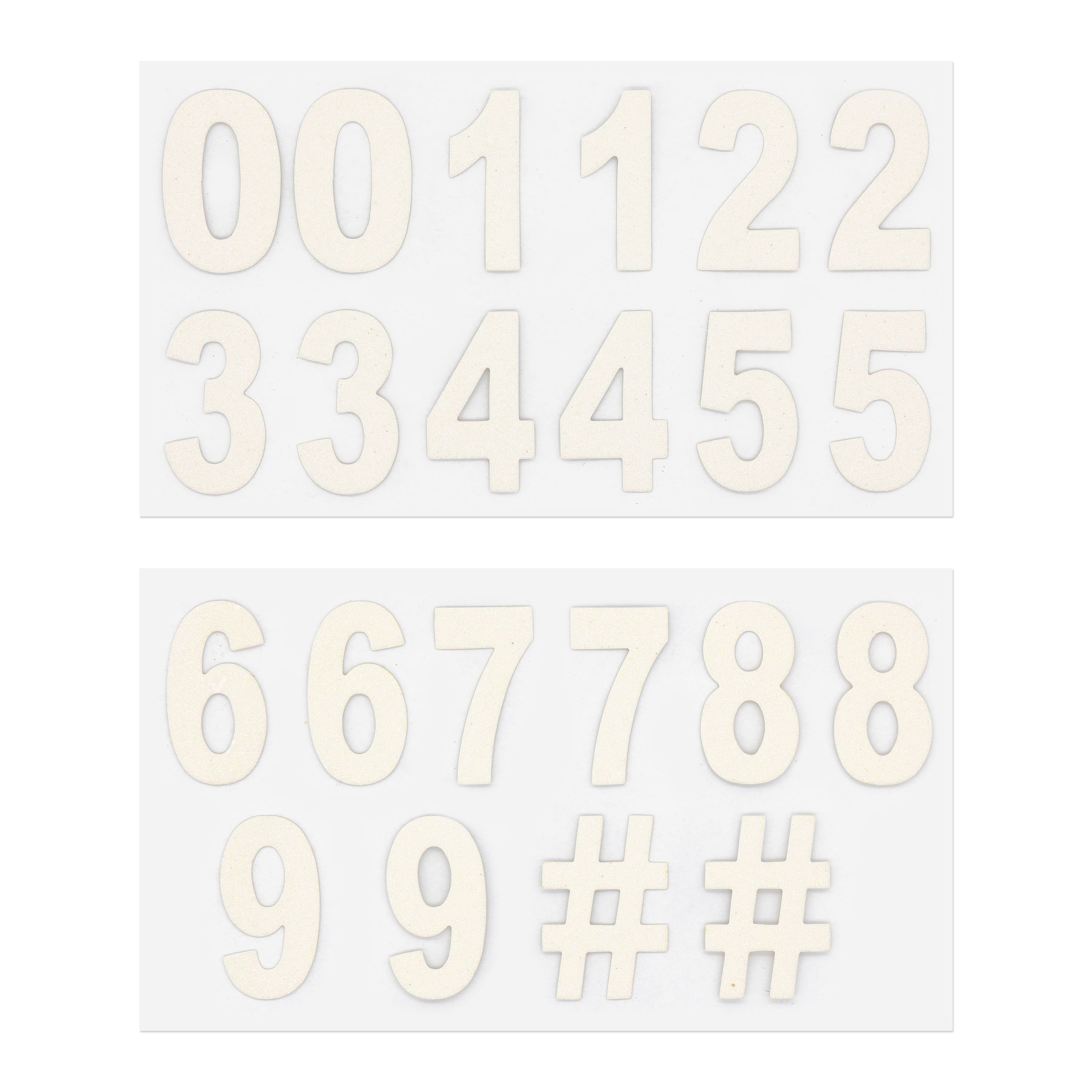 Homecoming Glitter Number Stickers by Celebrate It