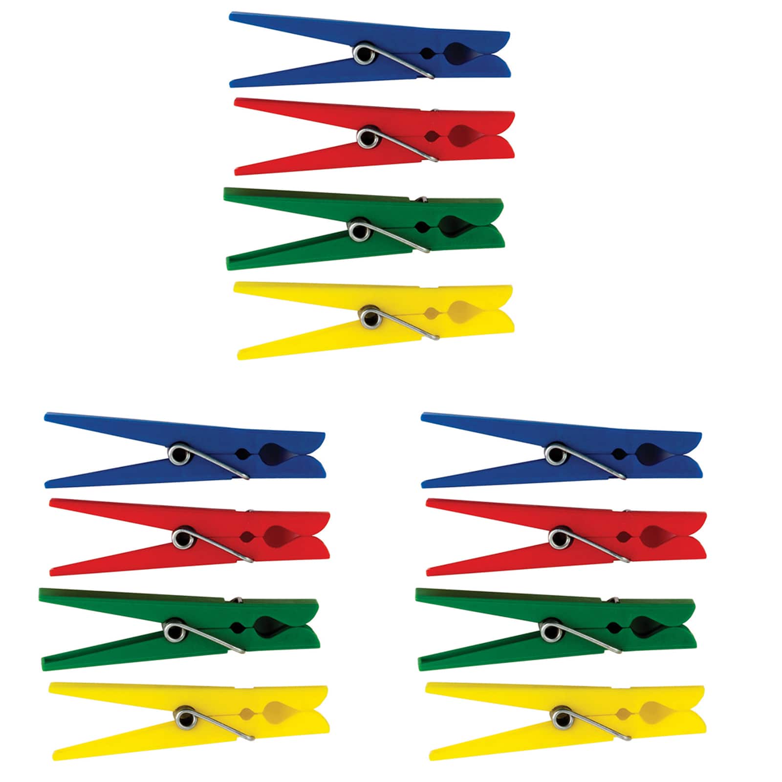 Teacher Created Resources® Plastic Clothespins, 3 Packs of 40