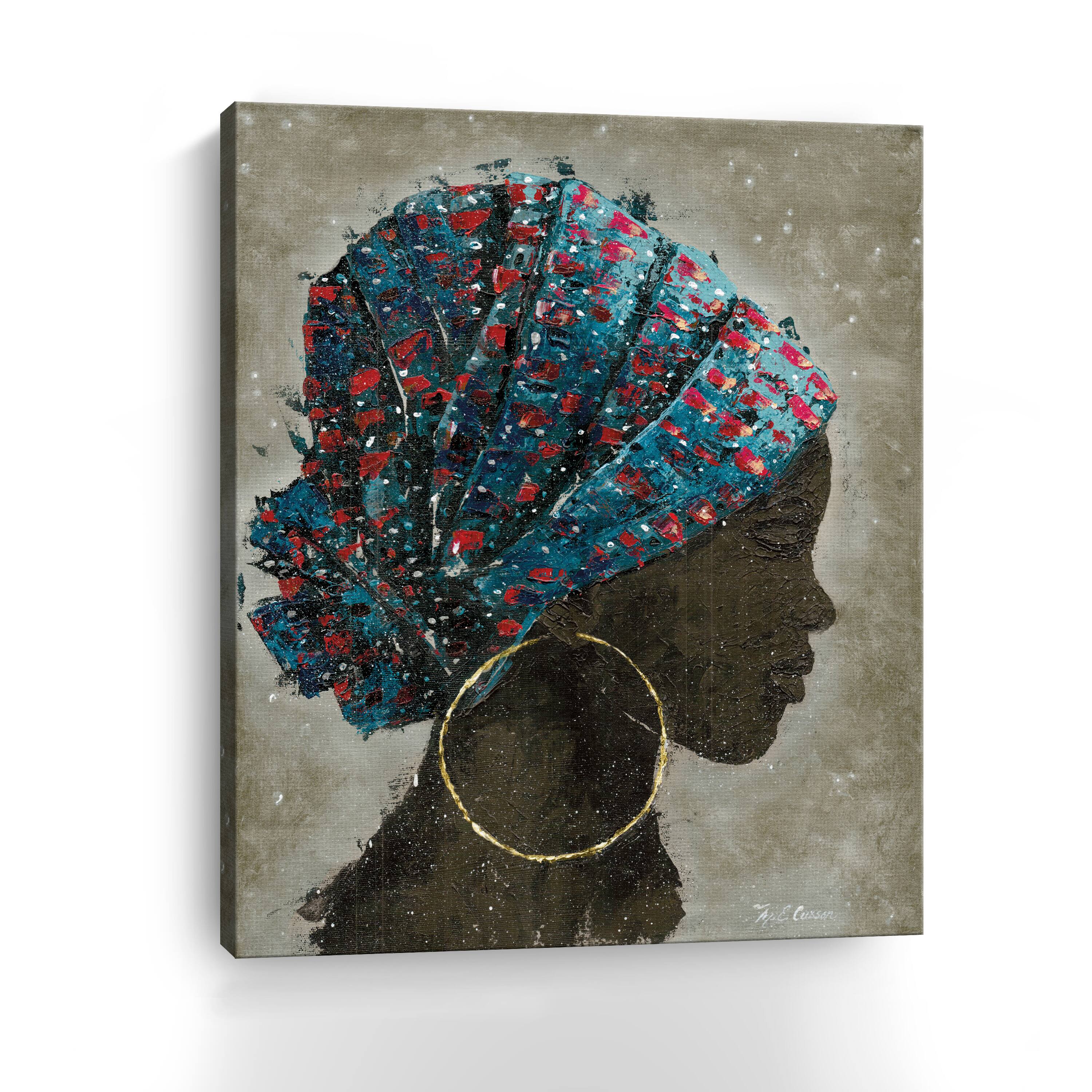 Profile Of A Woman I Canvas Giclee
