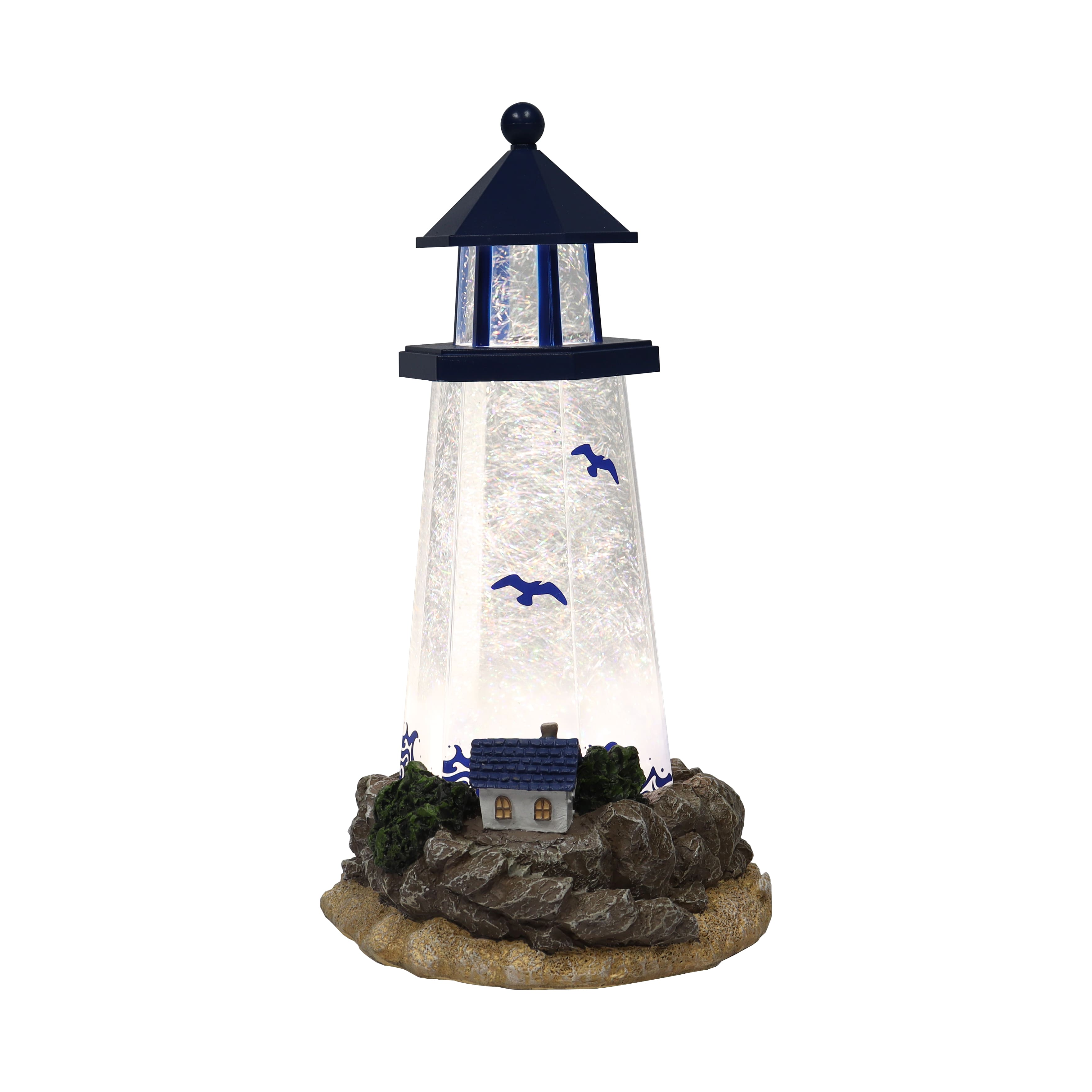 Moments in Time 11.5" Acrylic Lighthouse Décor