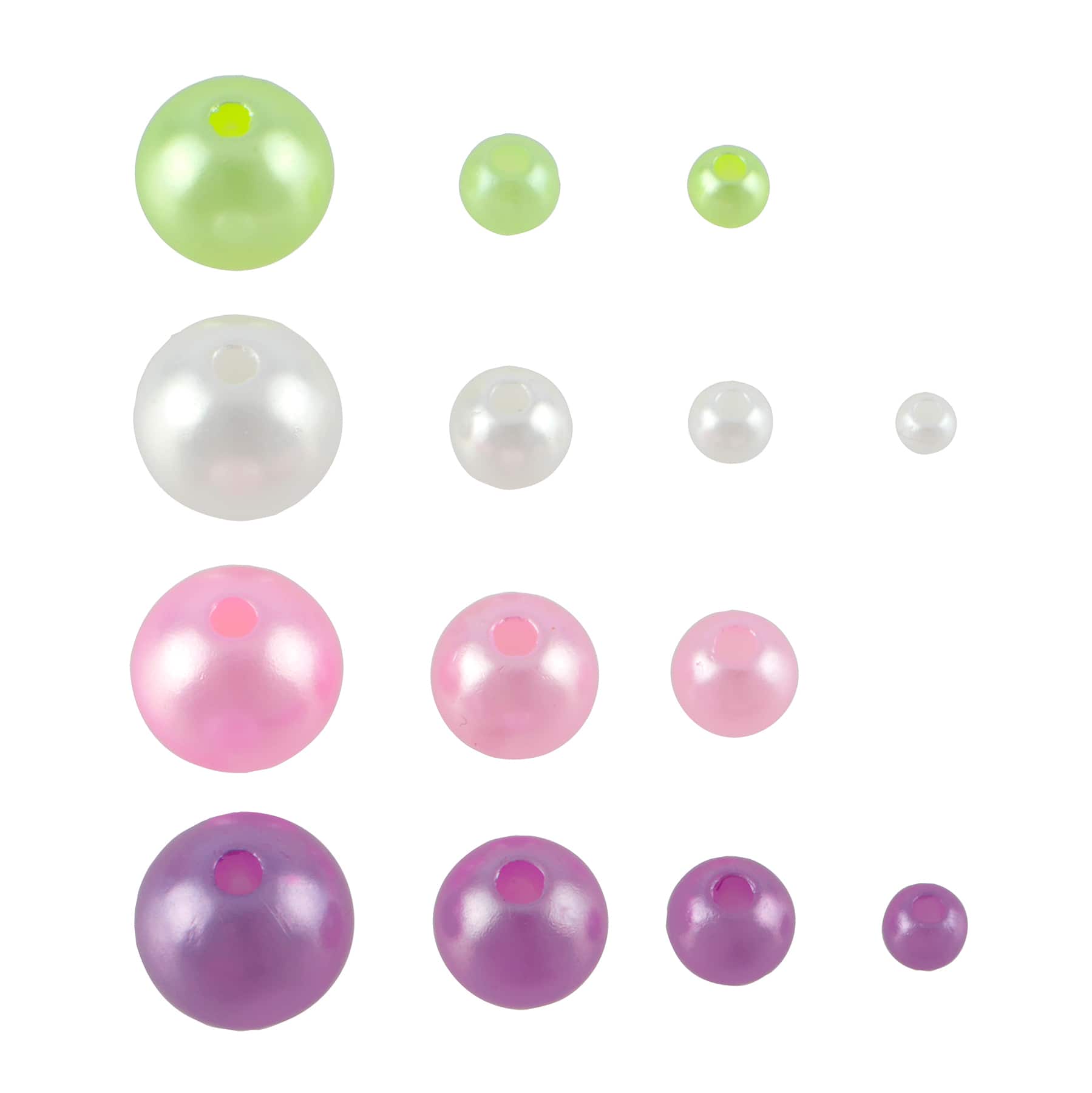Mixed Pastel Pearl Plastic Craft Beads, 800ct. by Bead Landing™