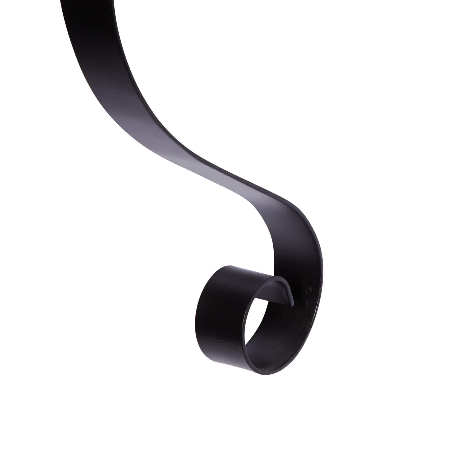 Black Iron Traditional Candle Wall Sconce, 27" x 9" x 7"