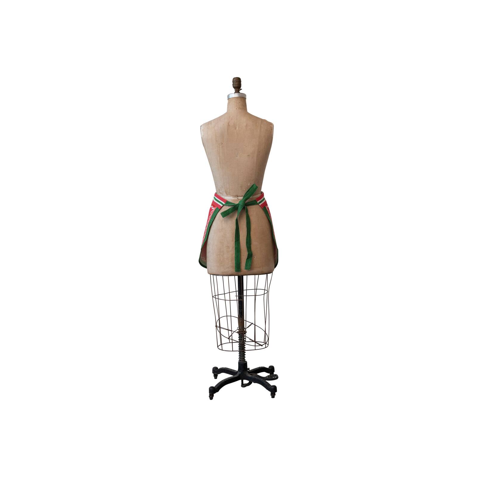 Hello Honey® Embroidered Kiss the Claus Half Apron with Pocket