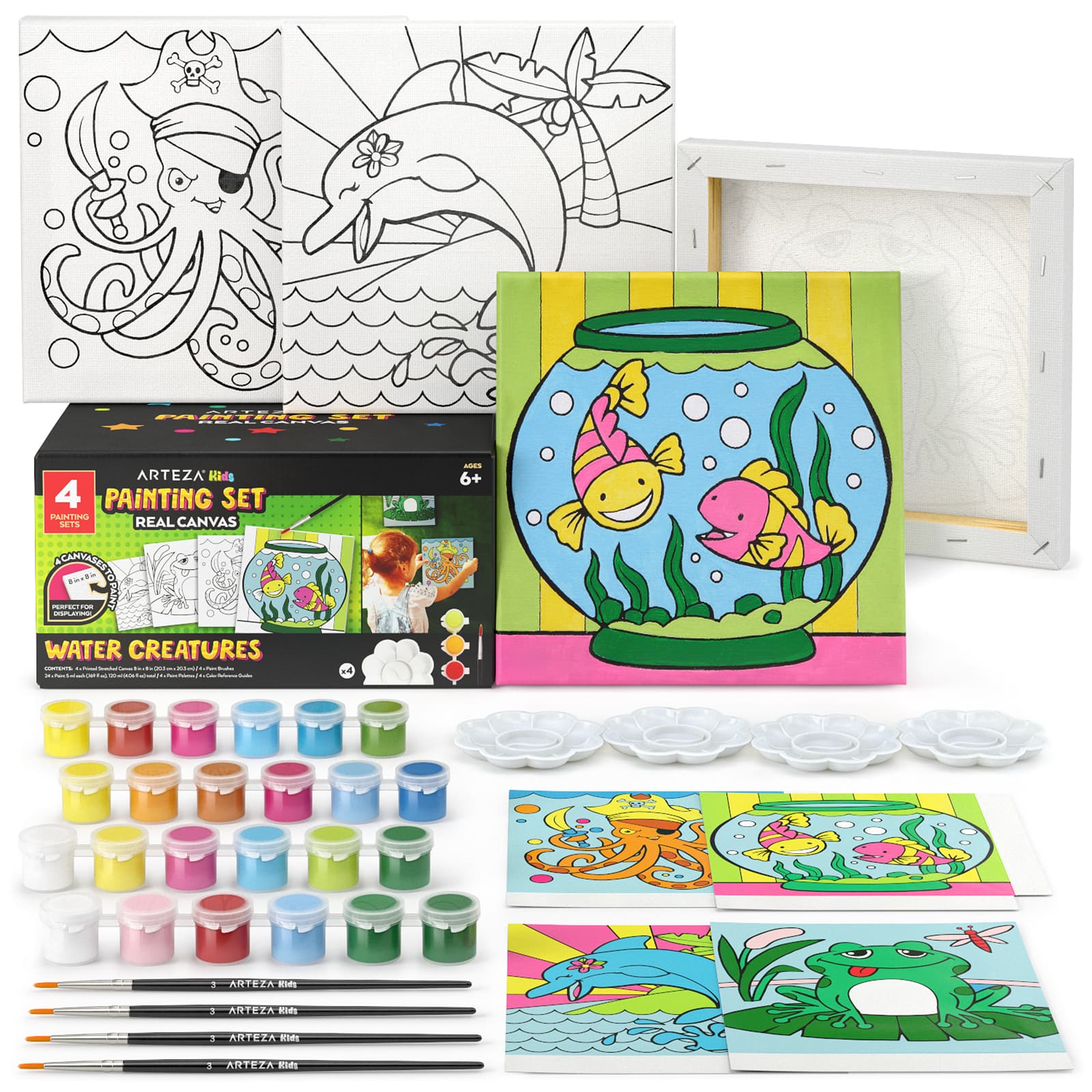 Arteza® Kids Canvas Paint Kit