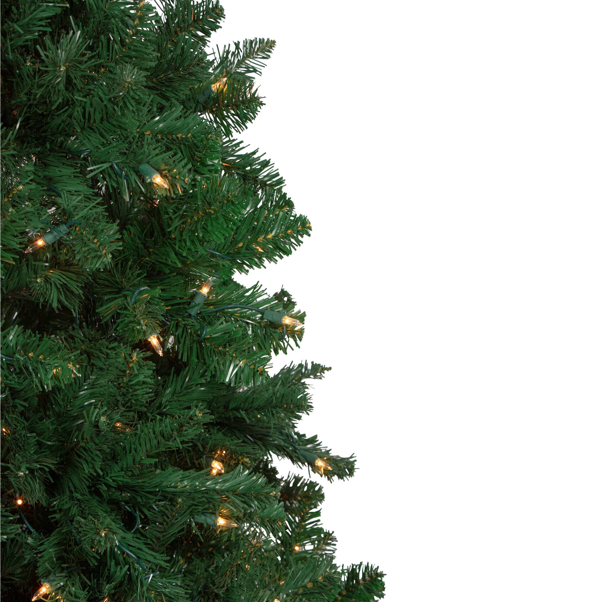 6.5ft. Pre-Lit Ravenna Pine Artificial Christmas Tree, Warm White LED Lights