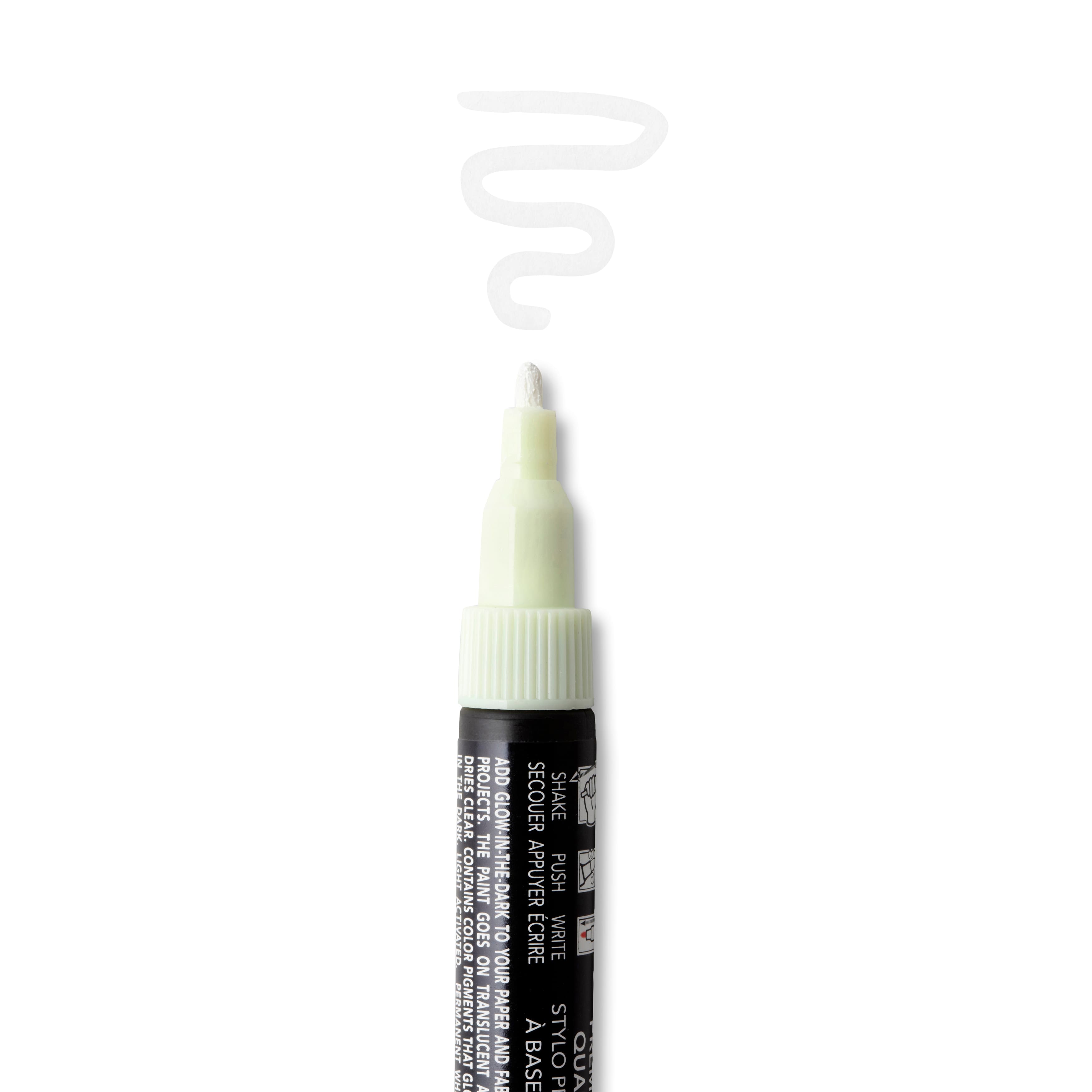 12 Pack: Premium Medium Tip Glow-in-the-Dark Water-Based Paint Pen by Craft Smart®