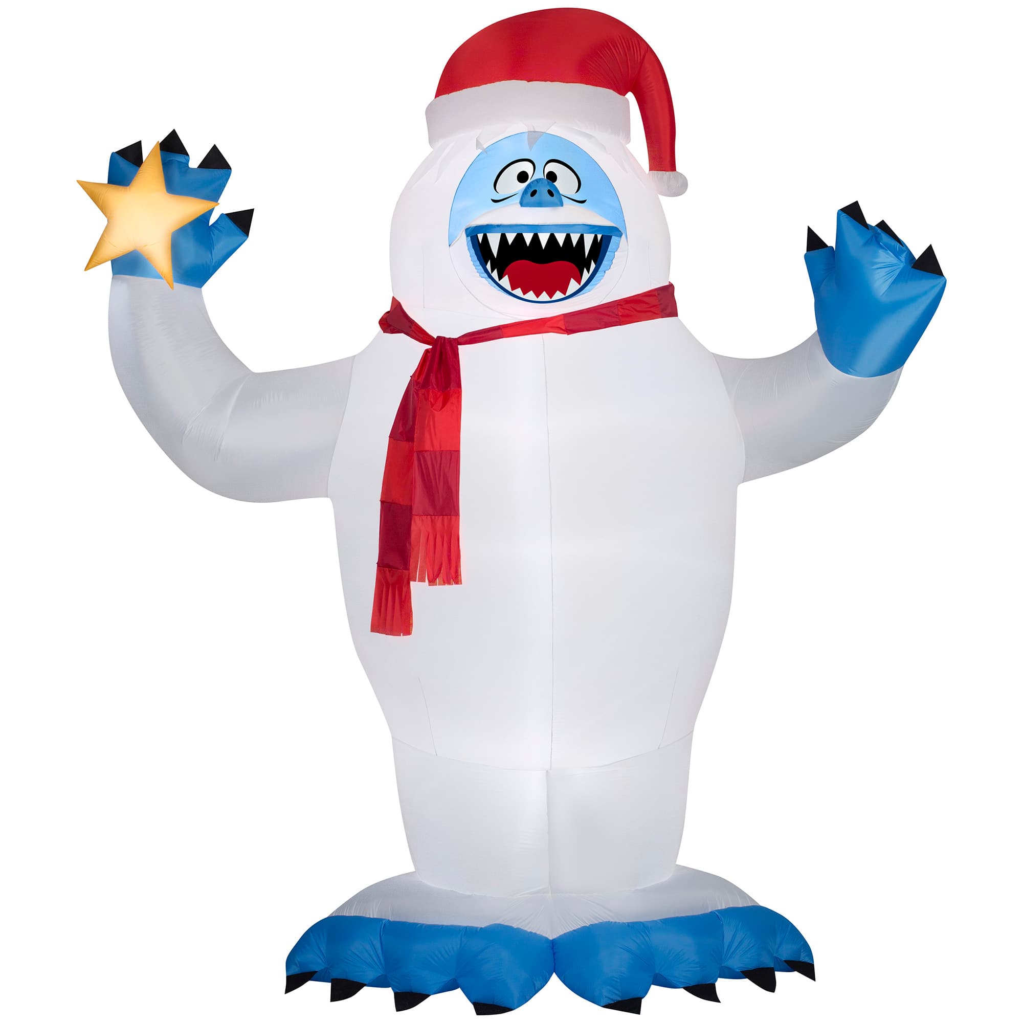 12ft. Airblown® Inflatable Rudolph Bumble in Santa Hat