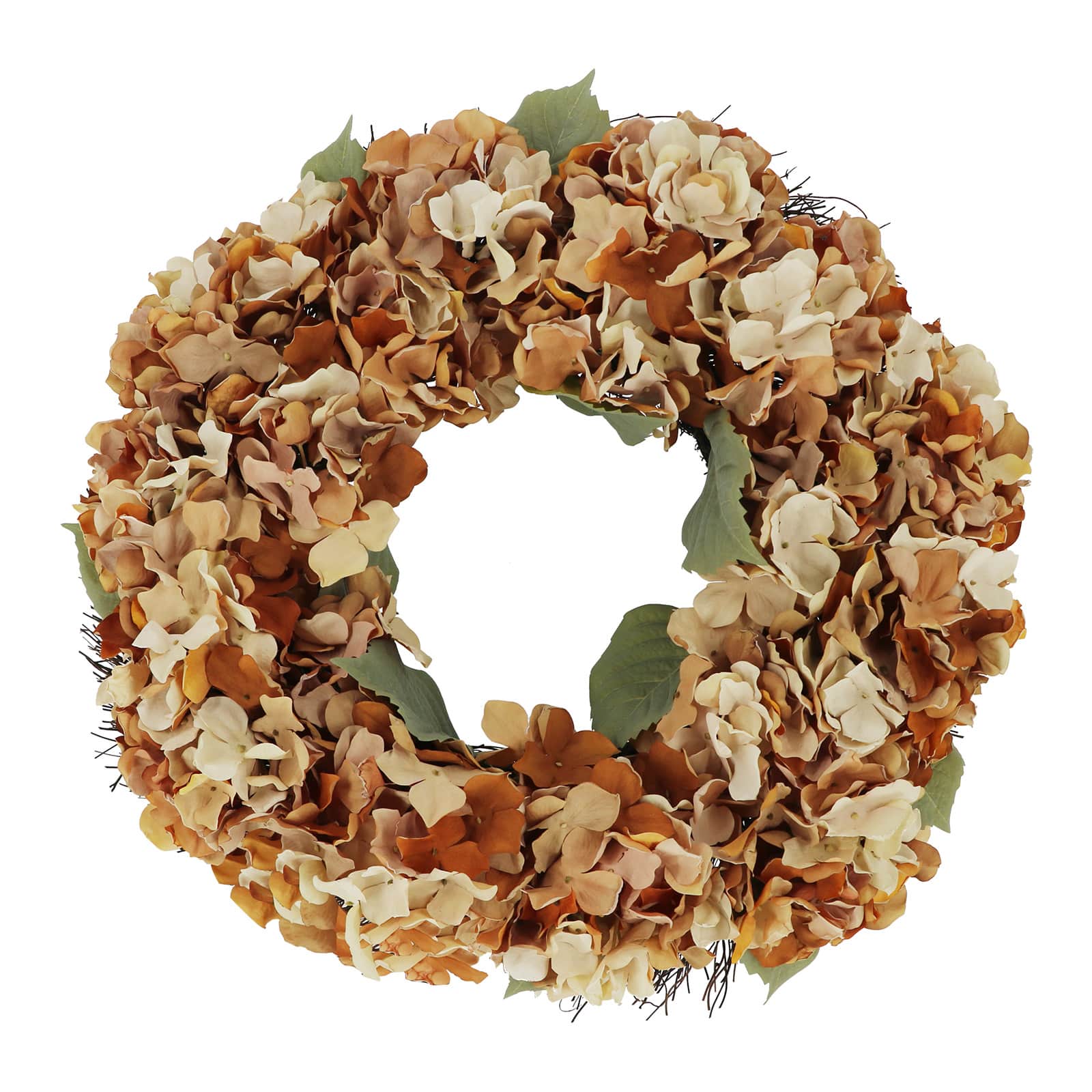 22" Beige Hydrangea Wreath by Ashland®