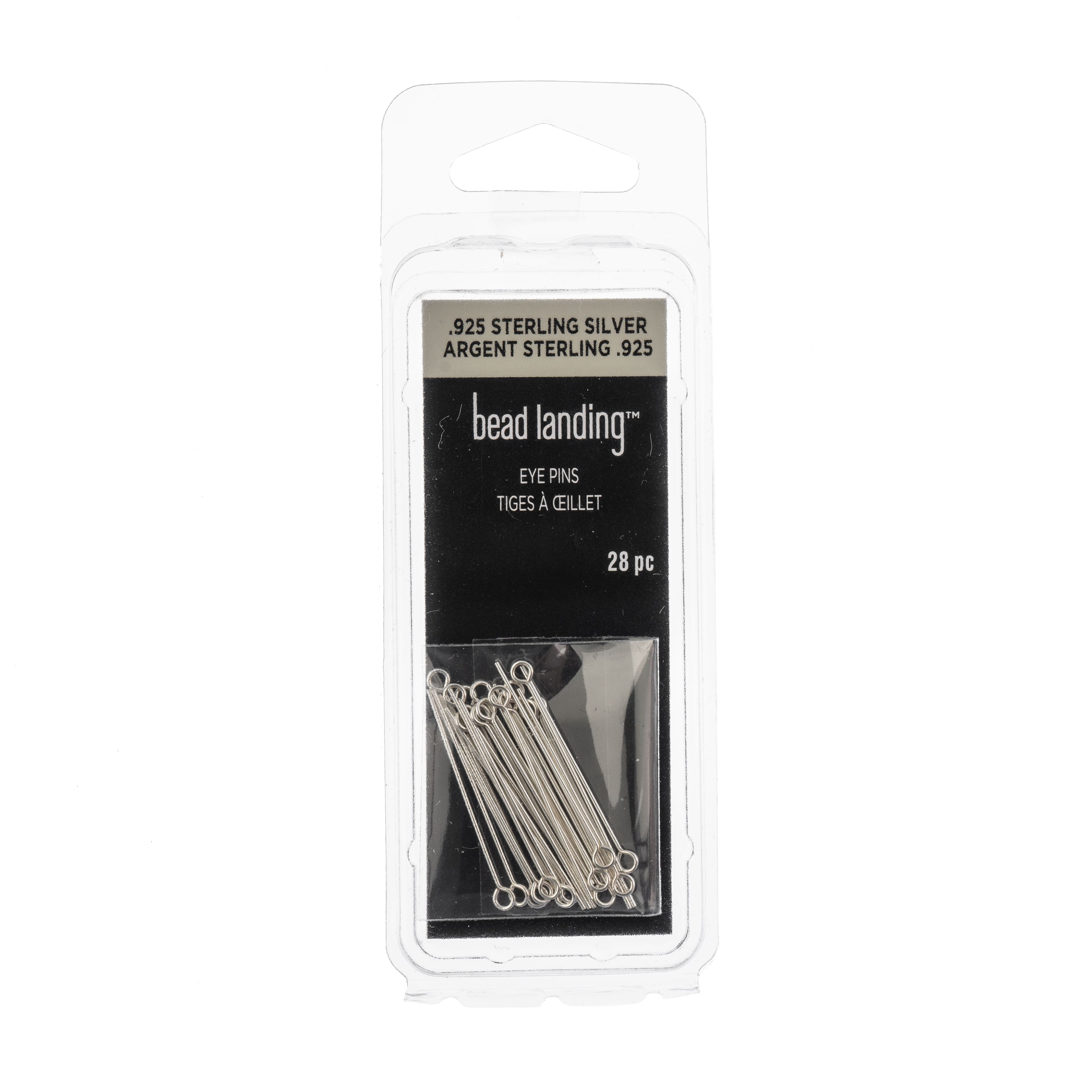 12 Packs: 28 ct. (336 total) 1.5" Sterling Silver Eye Pins by Bead Landing™