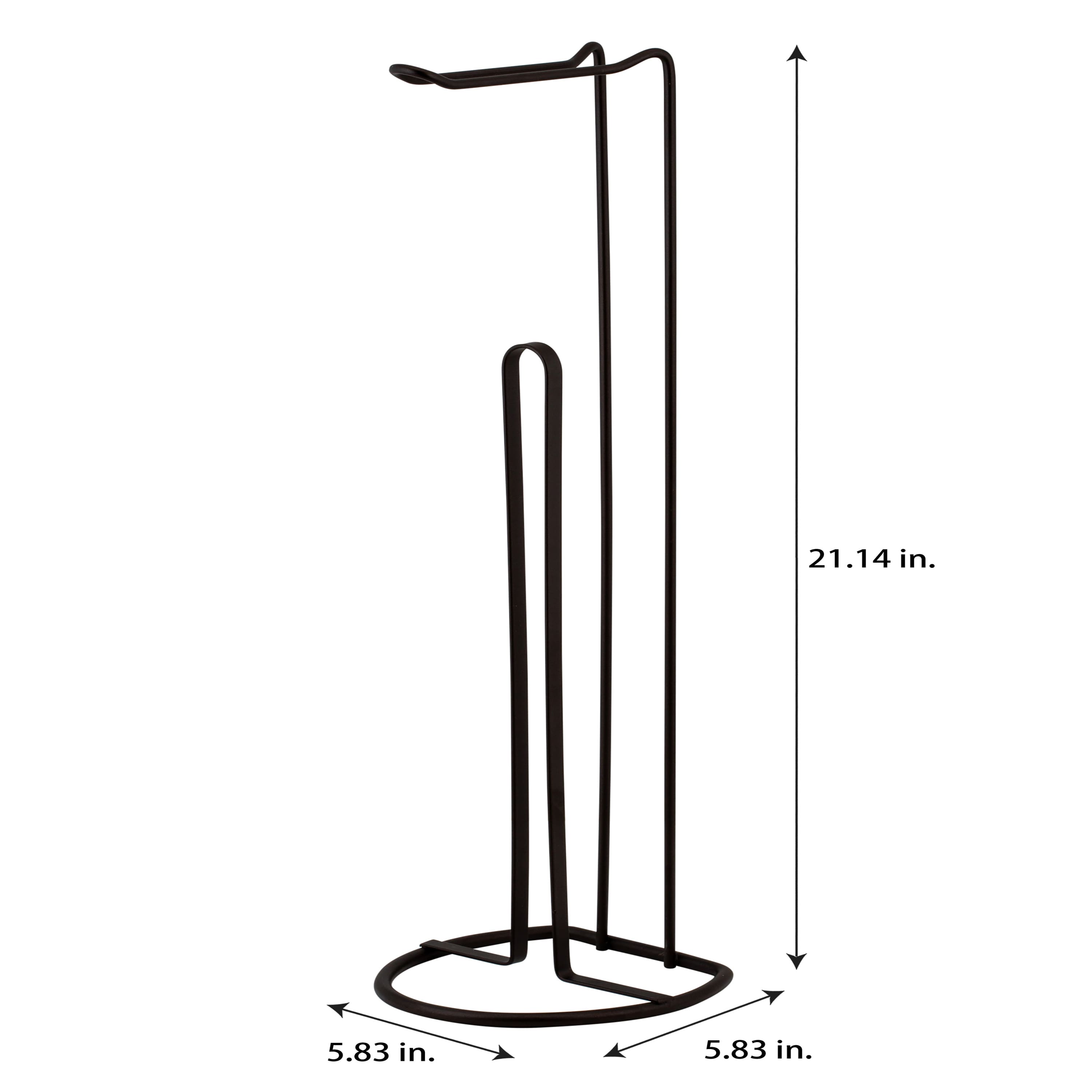 Bath Bliss 21" Bronze Toilet Paper Reserve & Dispenser