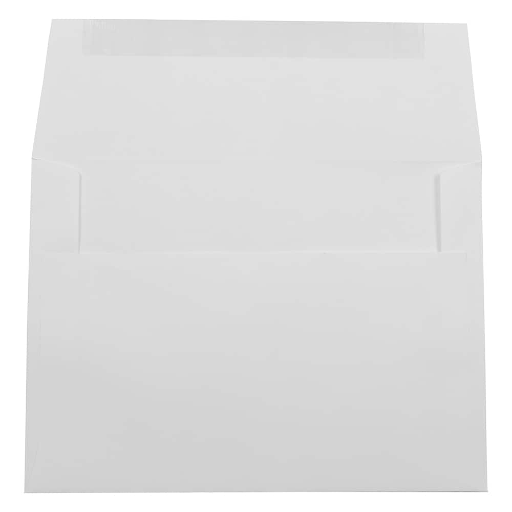 JAM Paper A7 White Foldover Greeting Cards & Envelopes, 25ct.