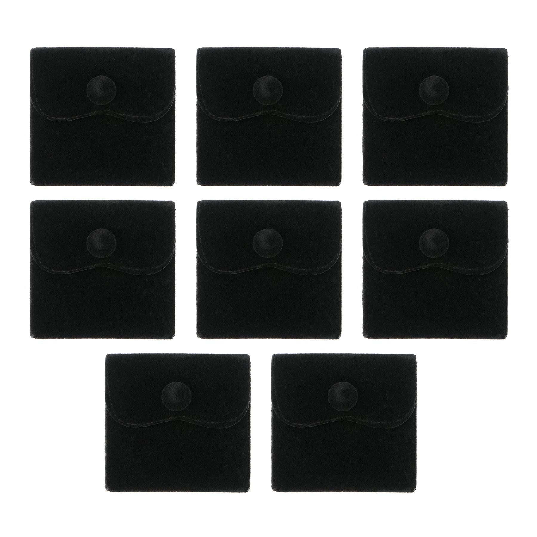 Black Jewellery Pouches, 8ct. by Bead Landing™