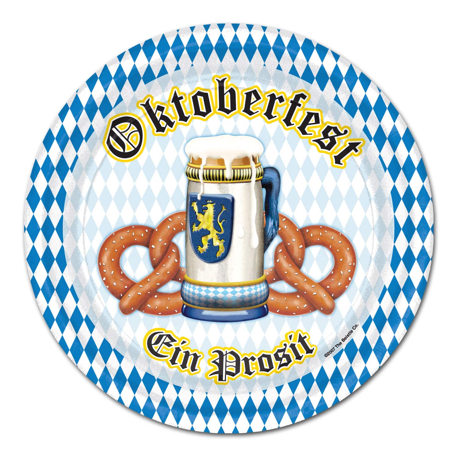 Beistle Oktoberfest Paper Plates, 16ct.