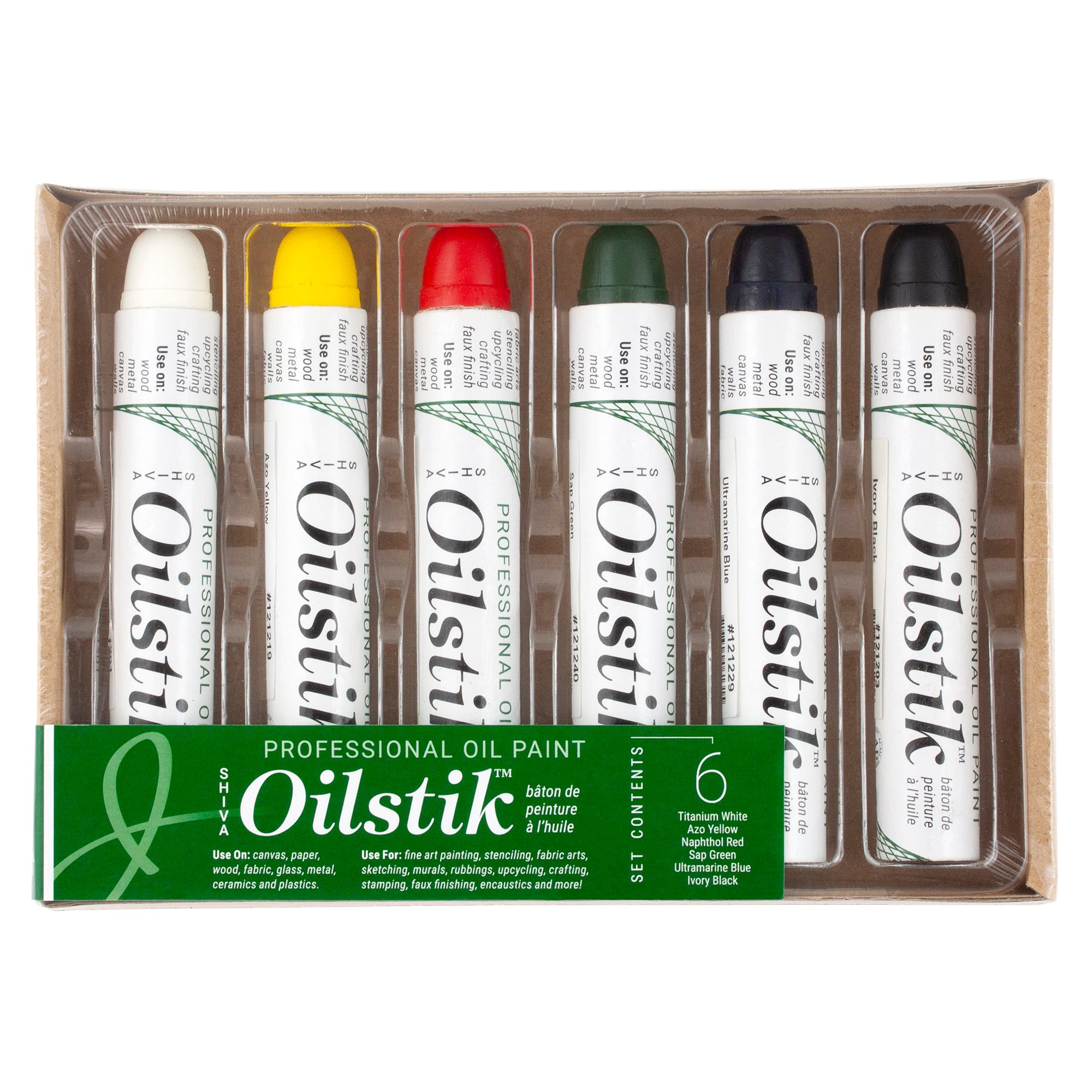 Jack Richeson Shiva Oilstik™ 6 Color Set