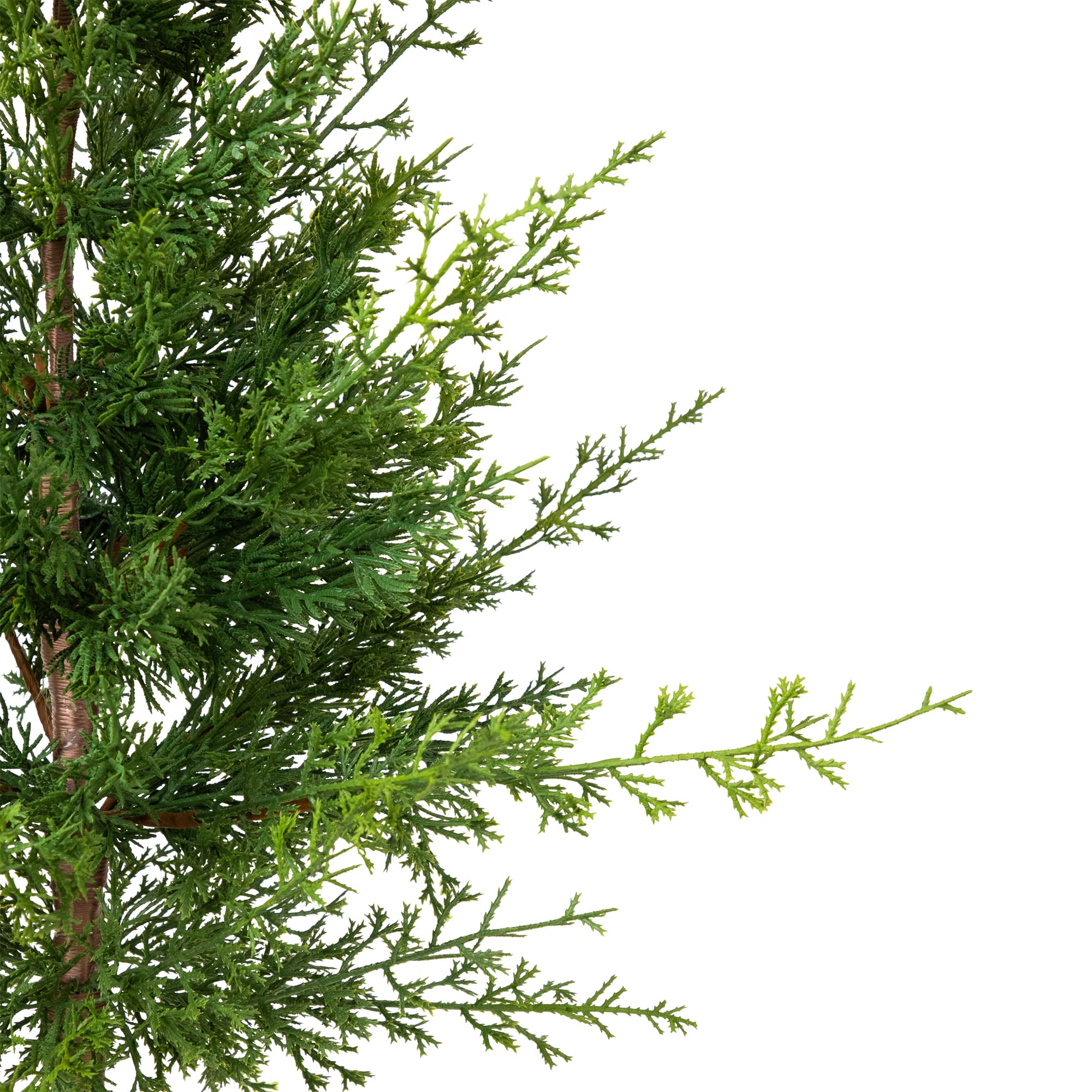 Northlight 38" Unlit Artificial Cedar Christmas Tree in Birch Pot
