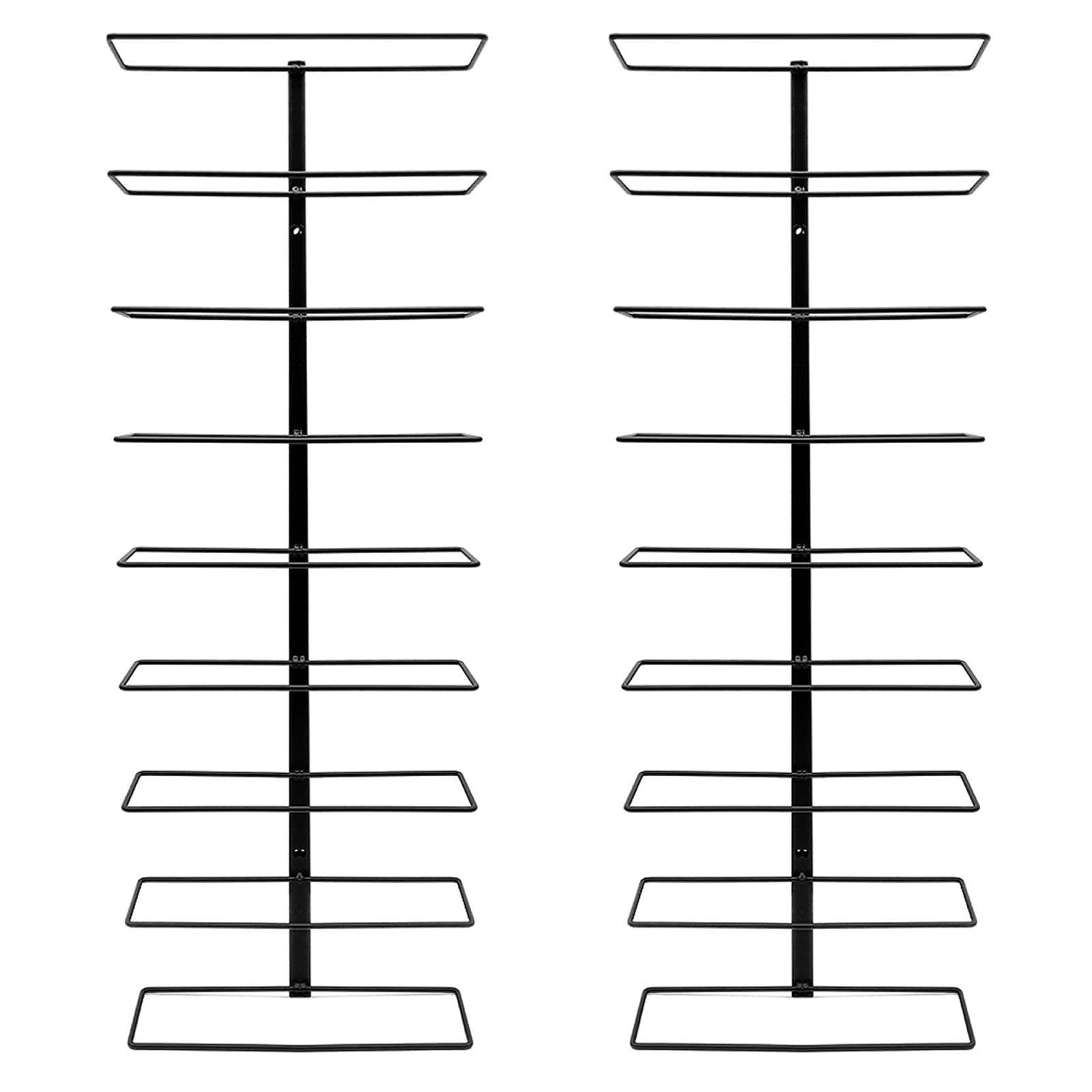 Sorbus 9-Bottle Wall Mounted Wine Rack, 2ct.