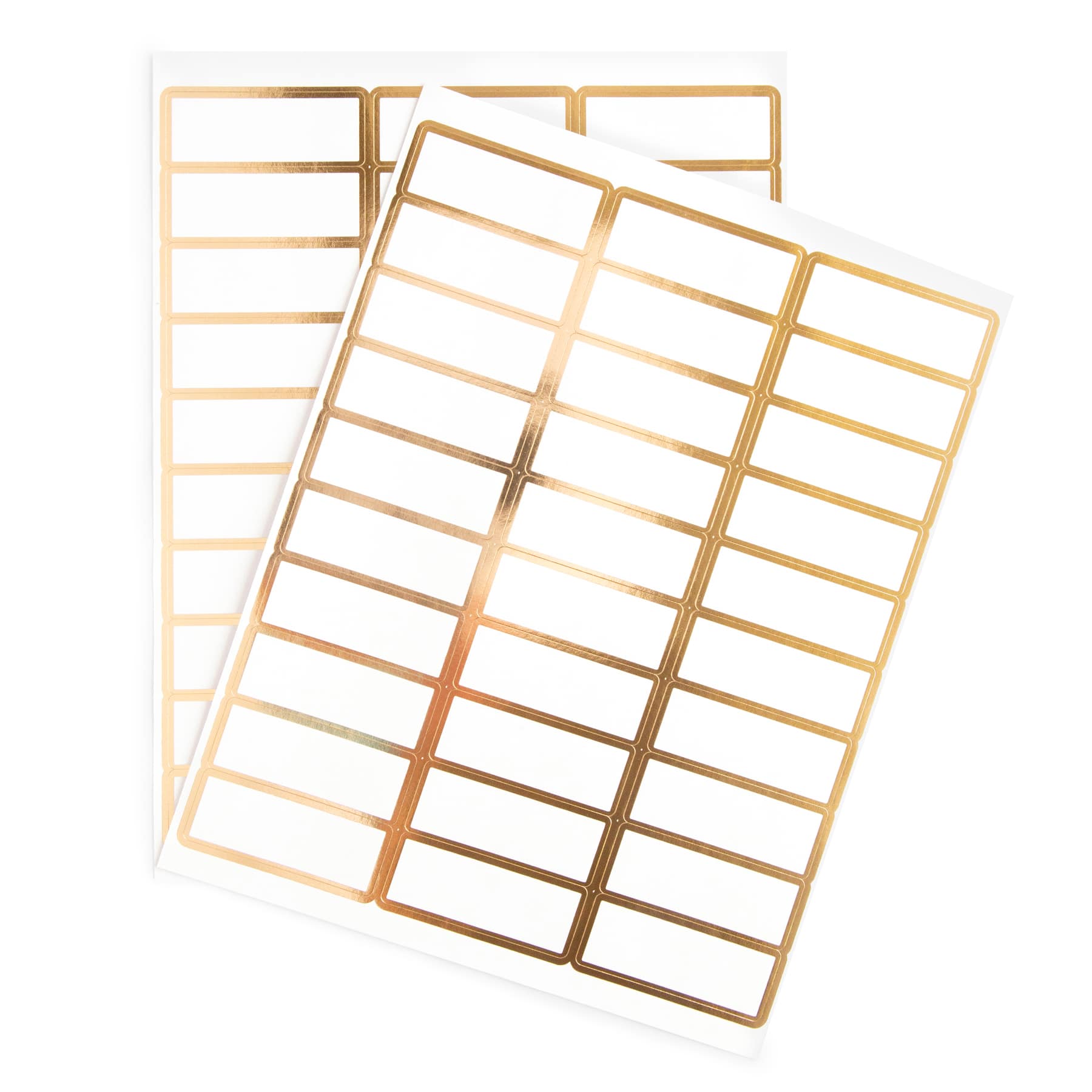 12 Packs: 240 ct. (2,880 total) Gold Border Printable Address Label Stickers by Recollections™