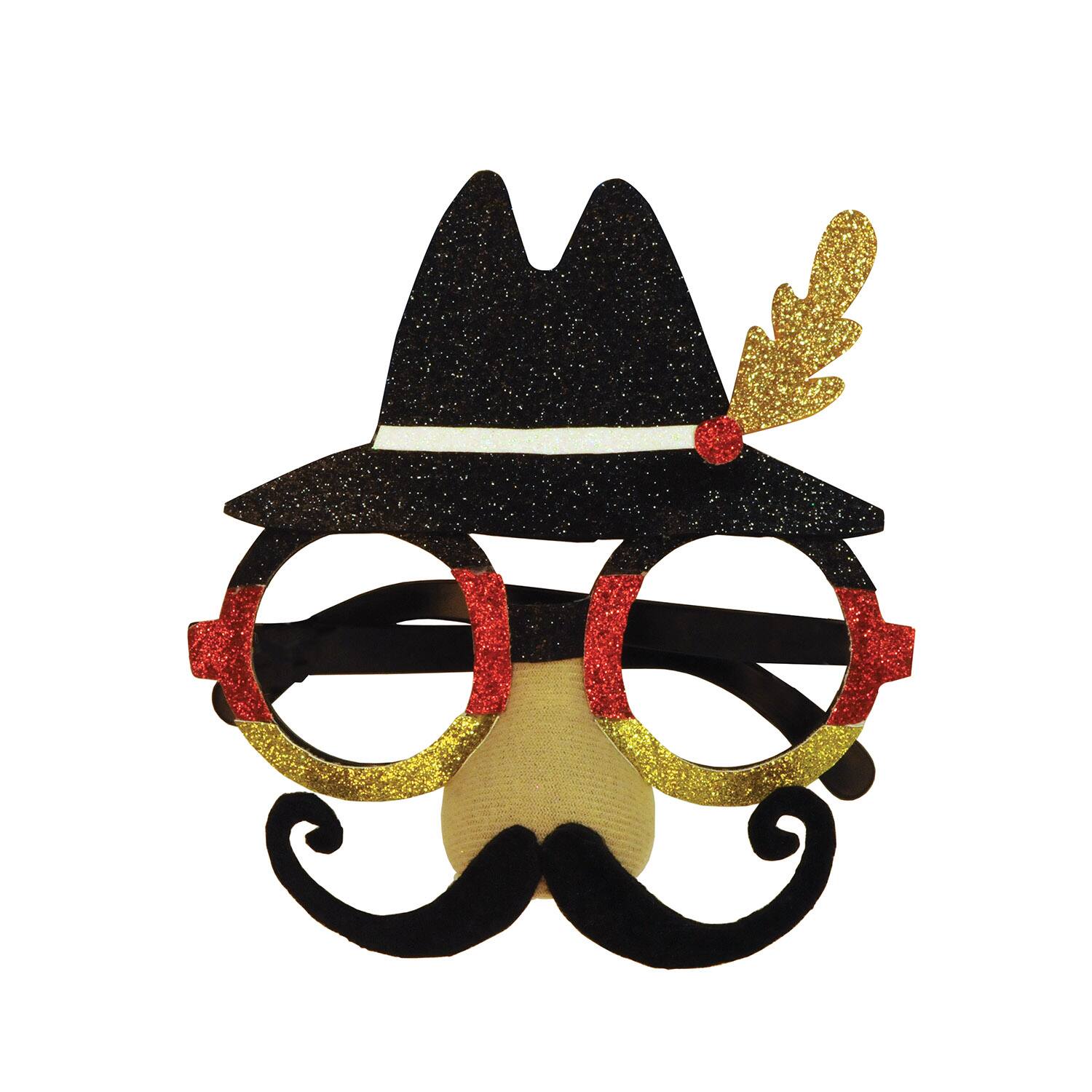 Beistle Oktoberfest Glasses with Alpine Hat, Nose & Mustache