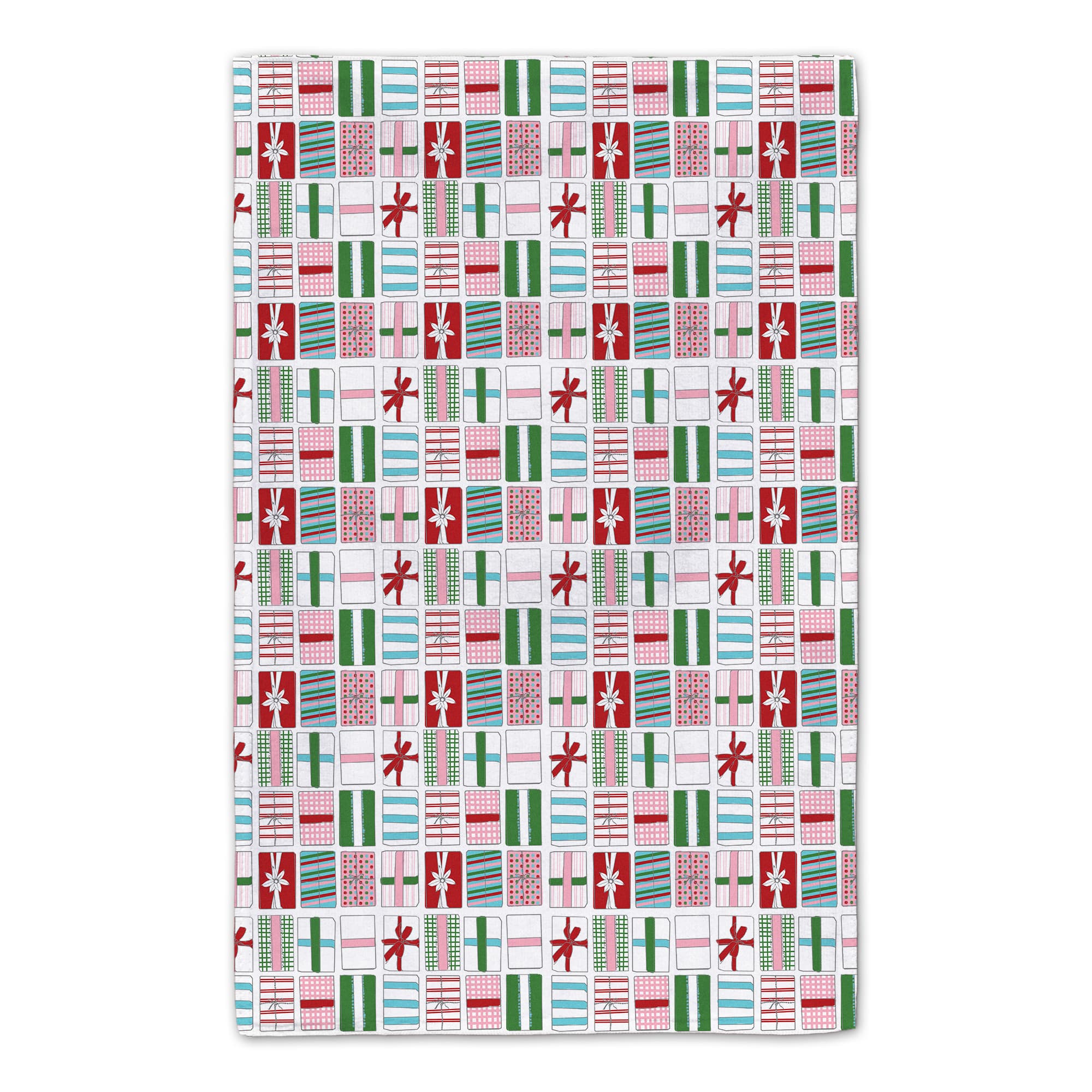 Merry Gift Boxes Tea Towels - Set of 2
