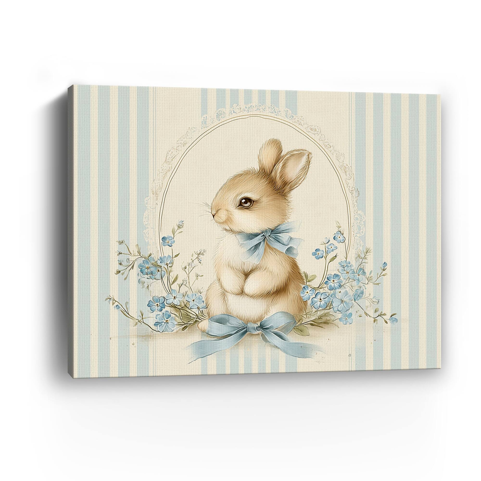 Lumaprints Springtime Bunny Canvas Giclée Art