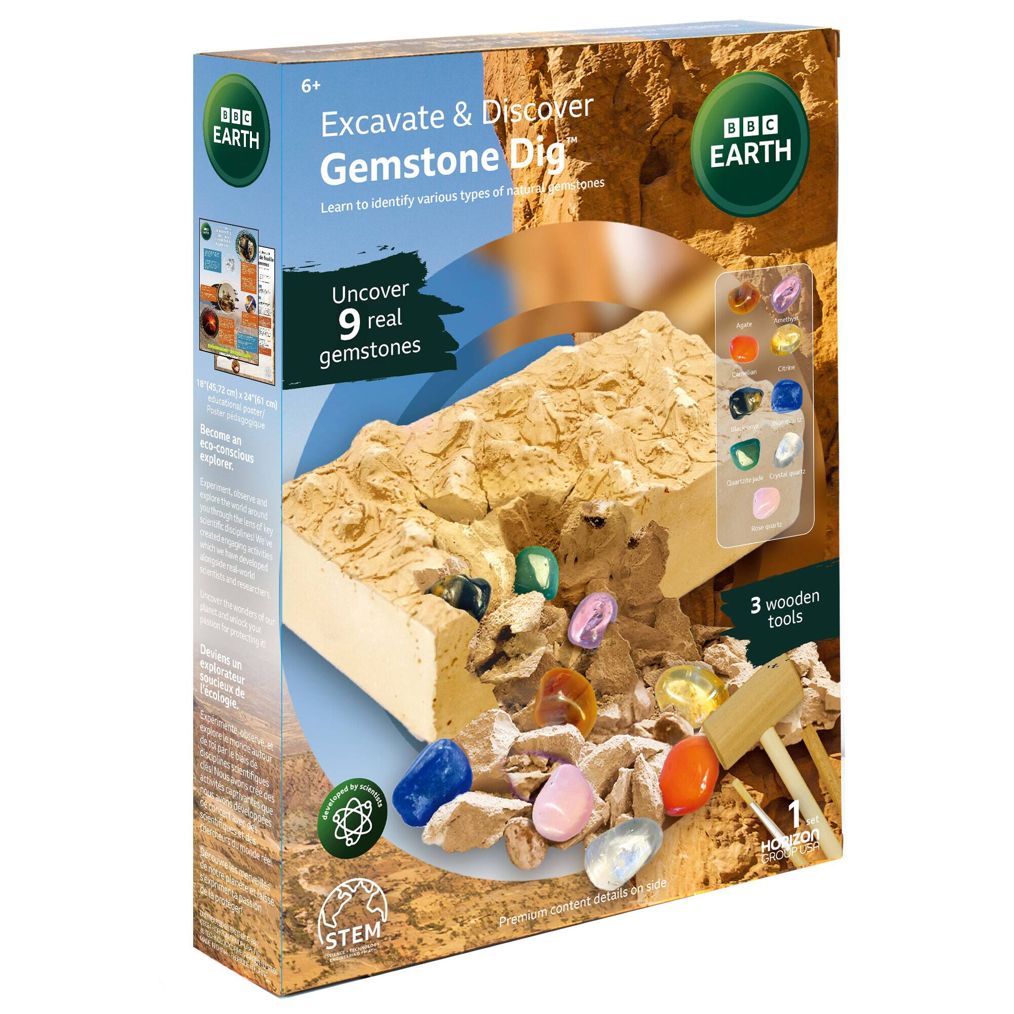 BBC Earth Excavate & Discover Gemstone Dig