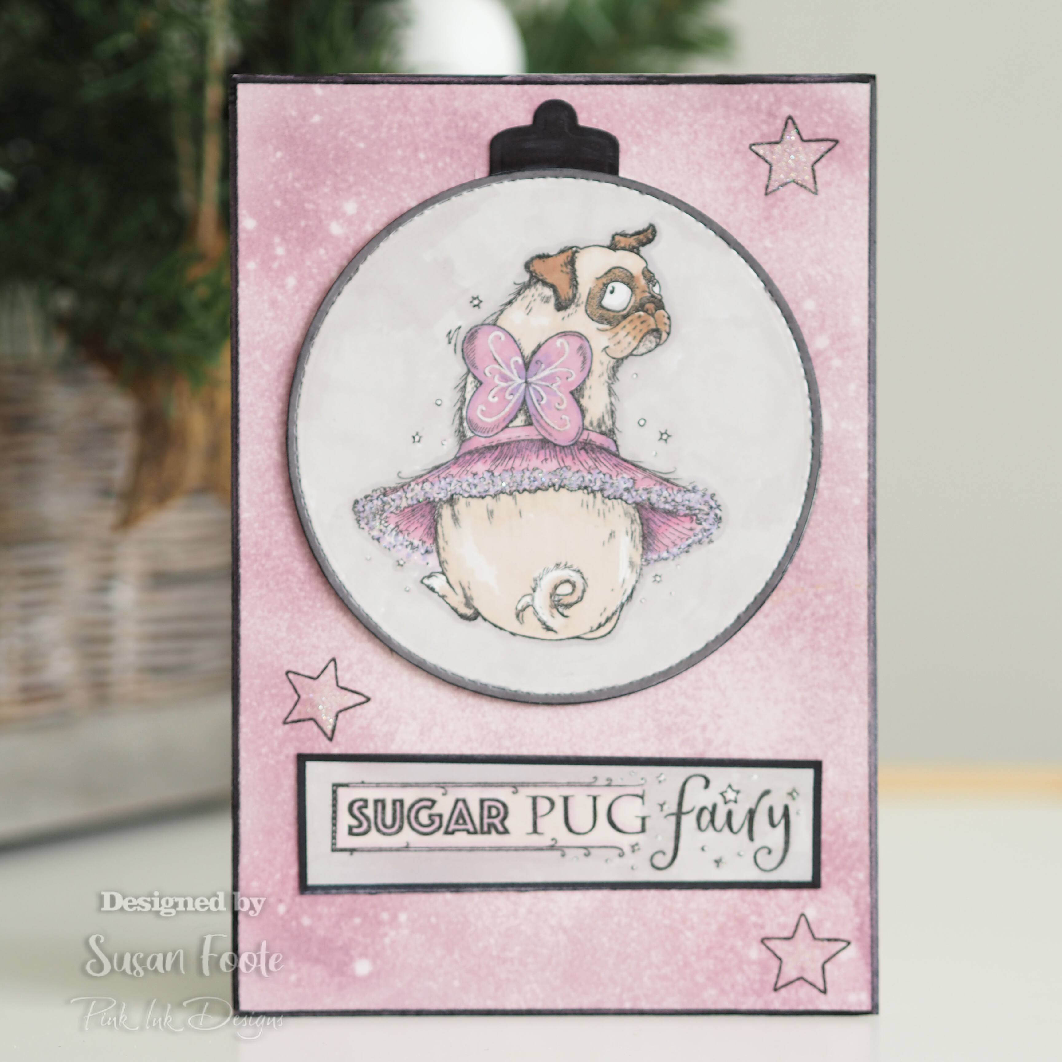 Pink Ink Designs® Christmas Series Pawsome Pooch A5 Clear Stamp Set
