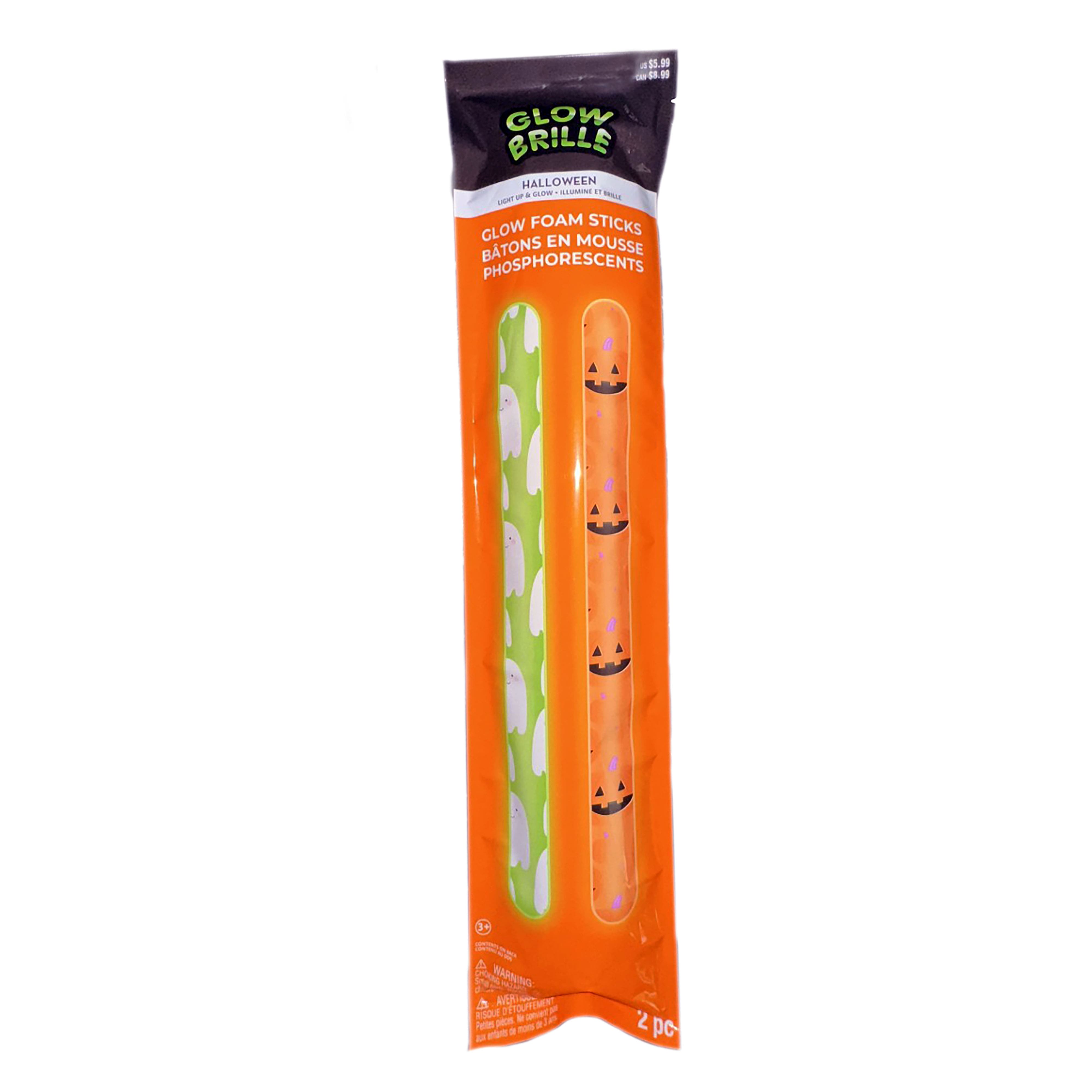 Halloween Ghost & Pumpkin Glow Foam Sticks by Creatology™