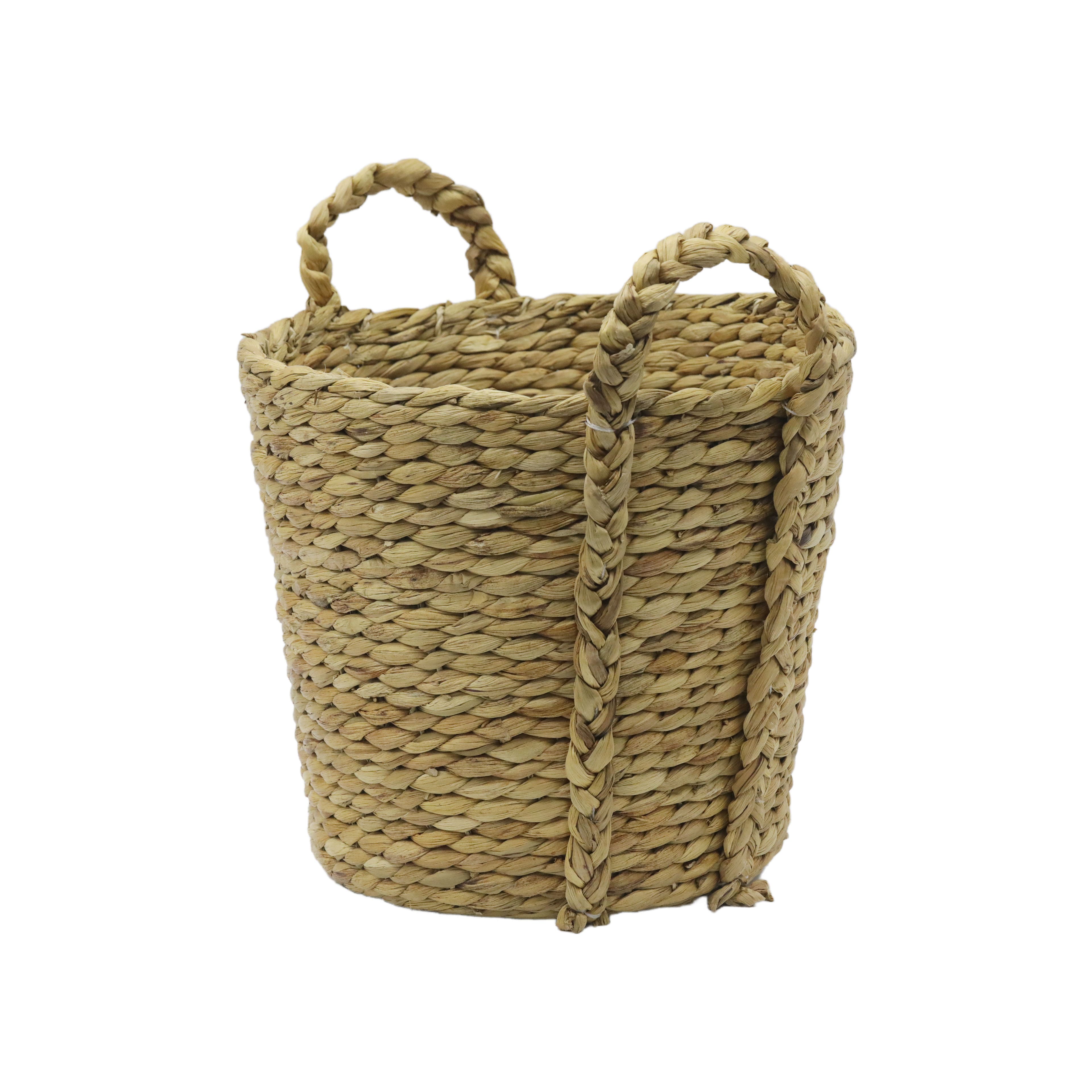 Water Hyacinth Woven Basket by Ashland