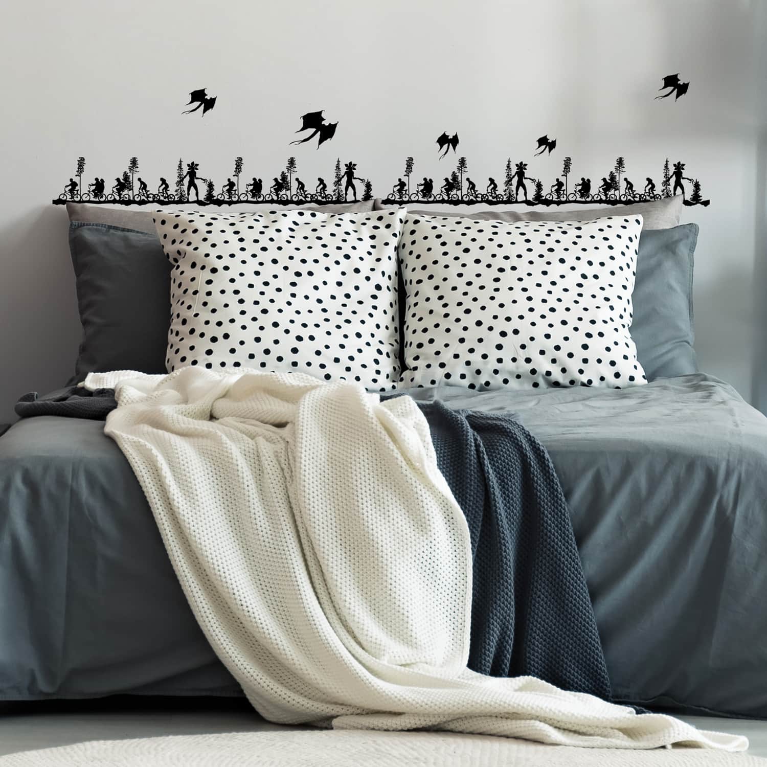 RoomMates Stranger Things Forest Scene Peel & Stick Wall Decal Set