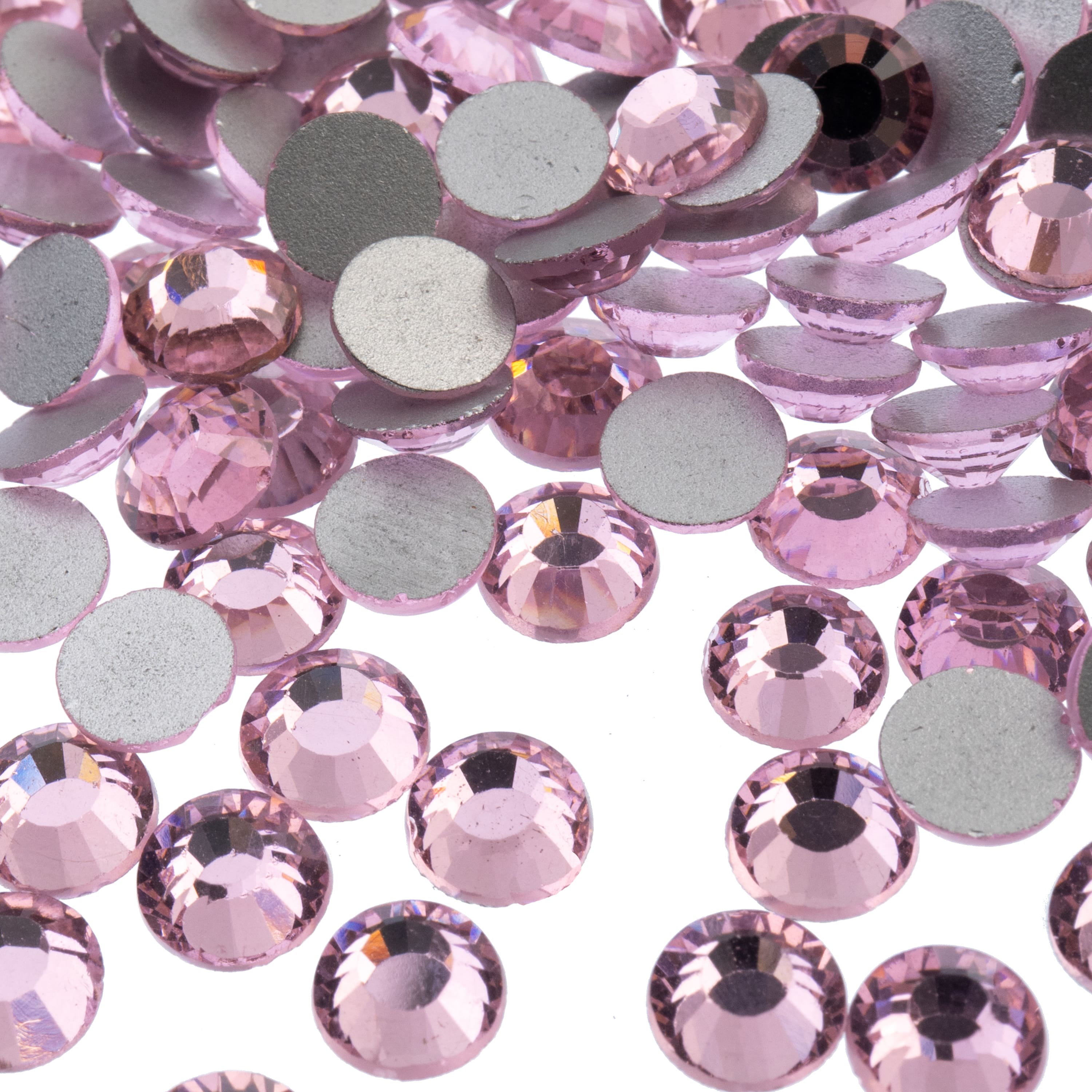 John Bead Crystal Lane SS30 Glass Round Flatback Rhinestones, 288ct.