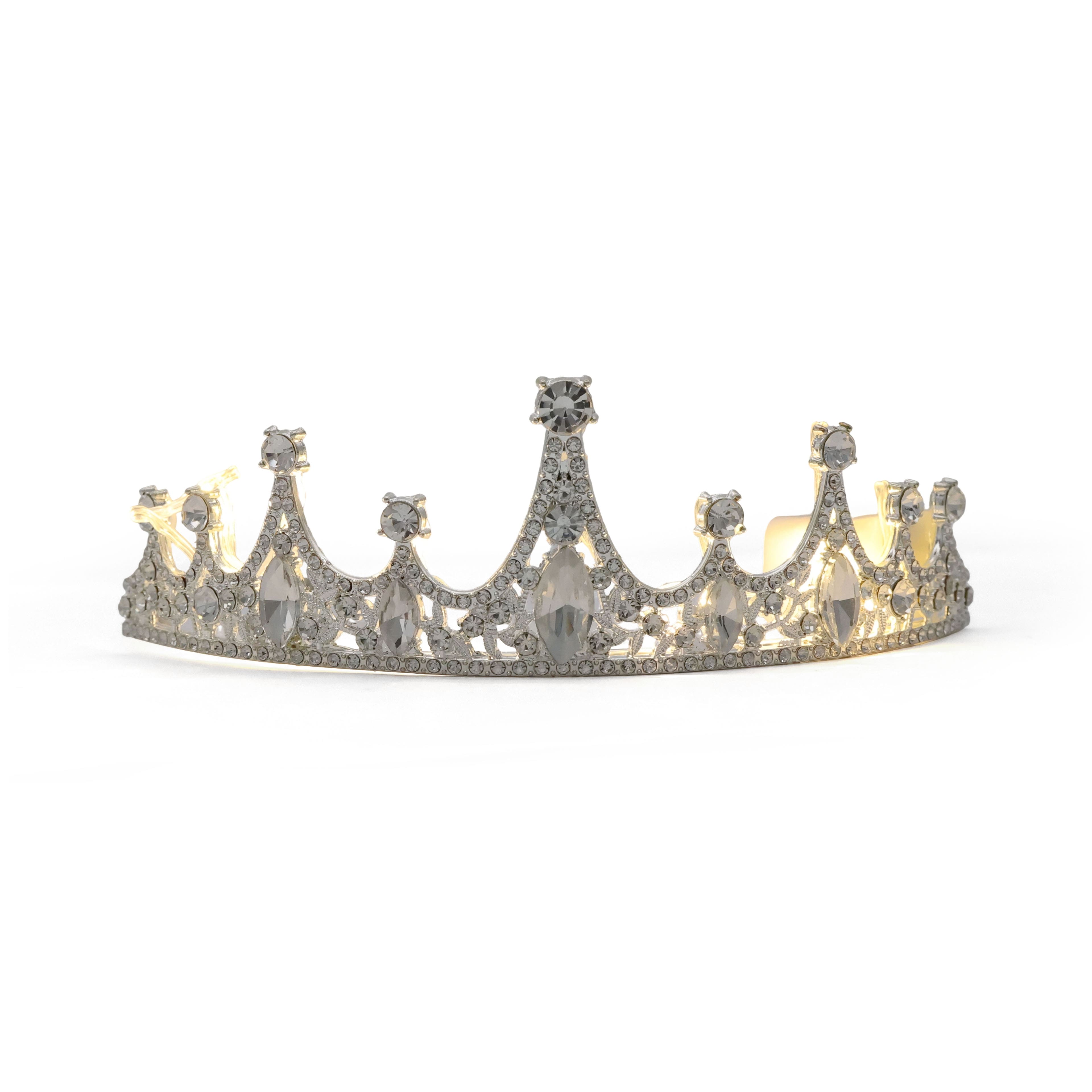 Halloween Silver Light-Up Crown by Celebrate It™