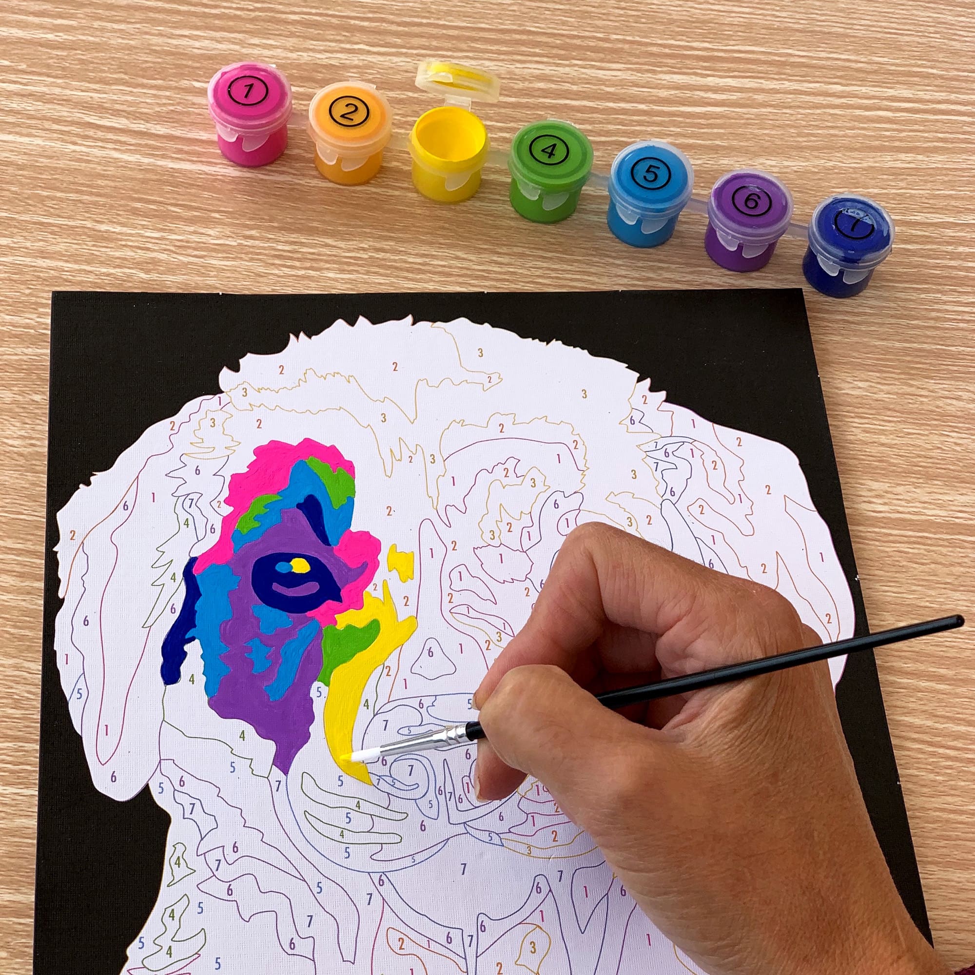 ArtSkills® 8.5" x 11" Puppy Paint by Number for Kids