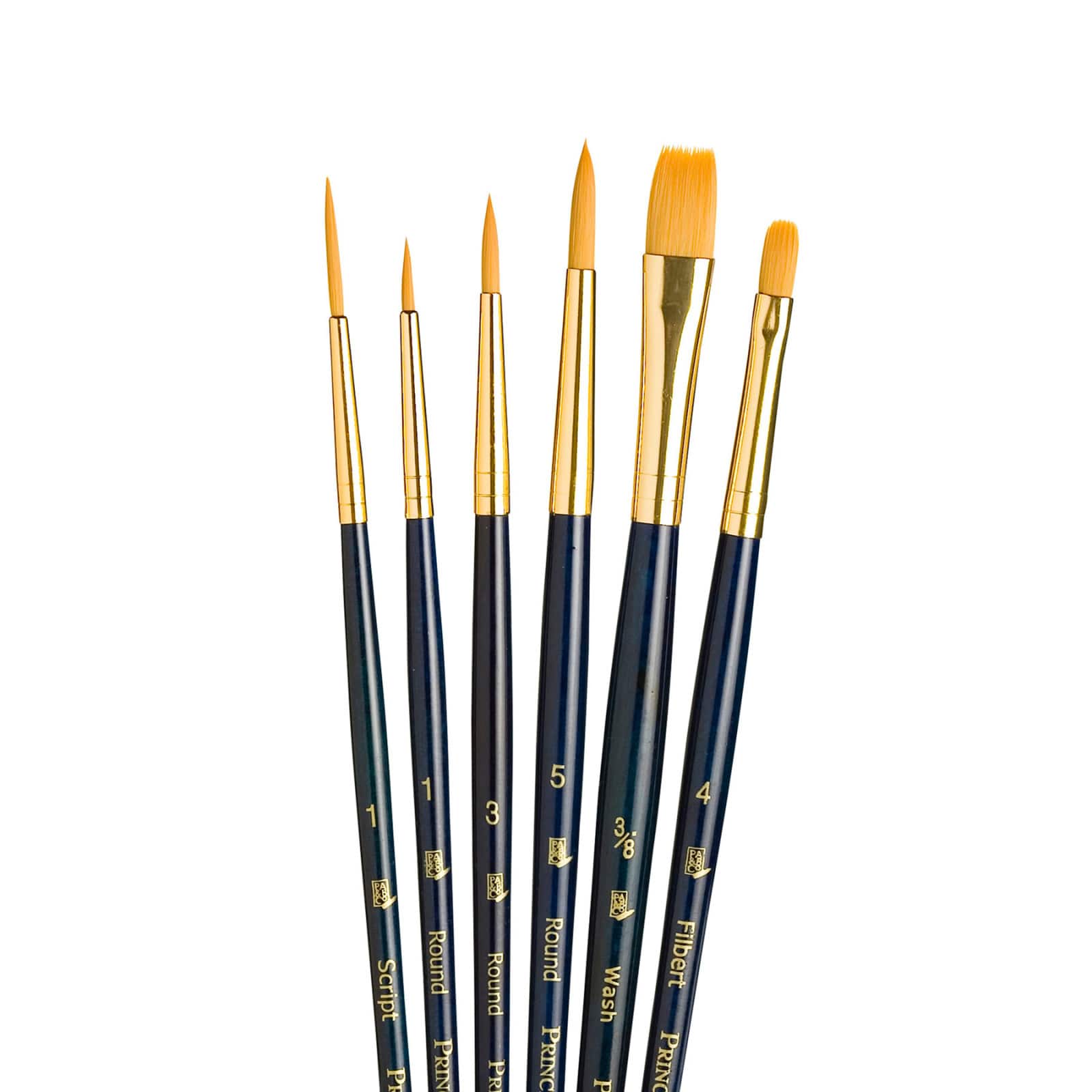 Princeton™ RealValue™ Golden Taklon Brush Set With #1 Script