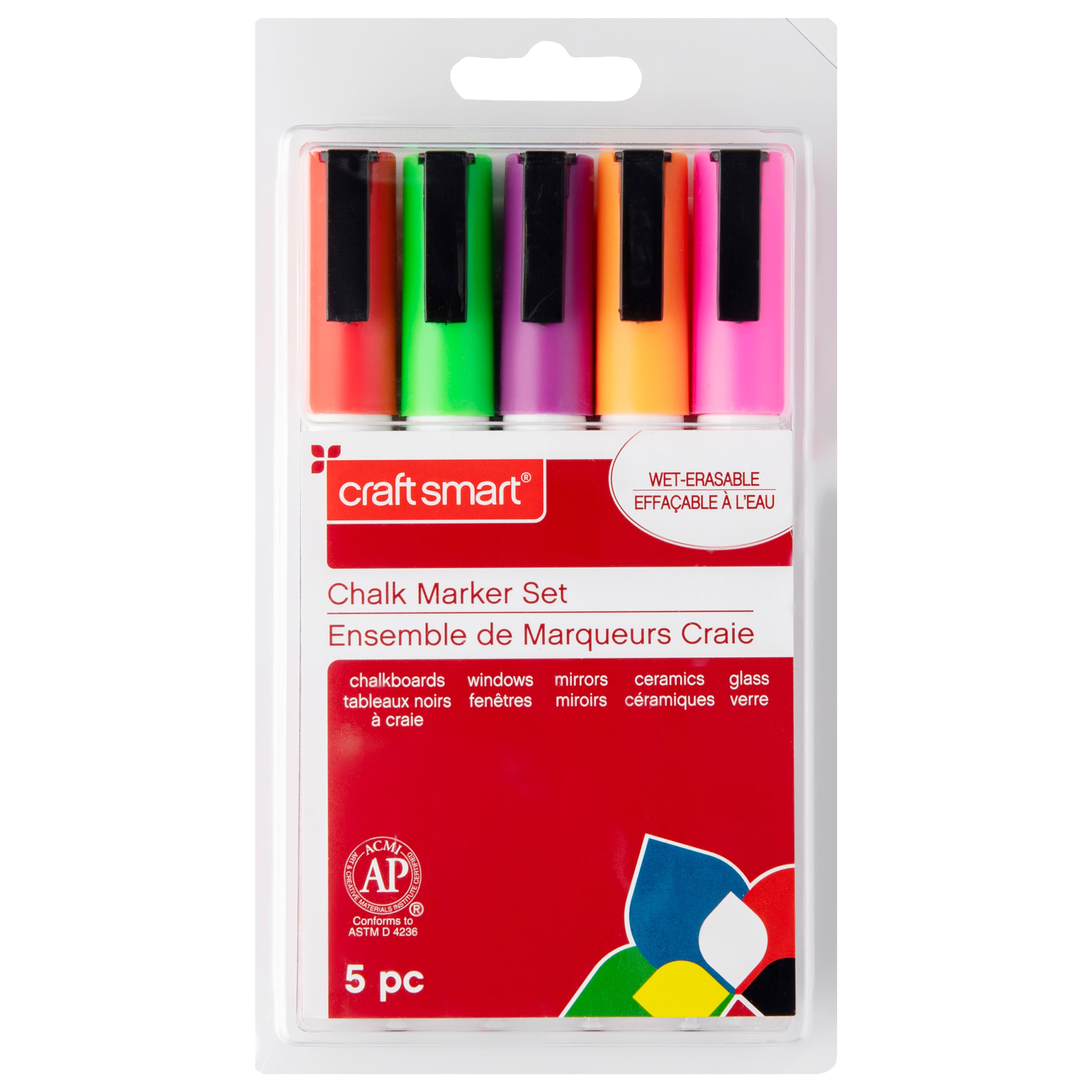 9 Packs: 5 ct. (45 total) Festival Chalk Marker Set by Craft Smart®